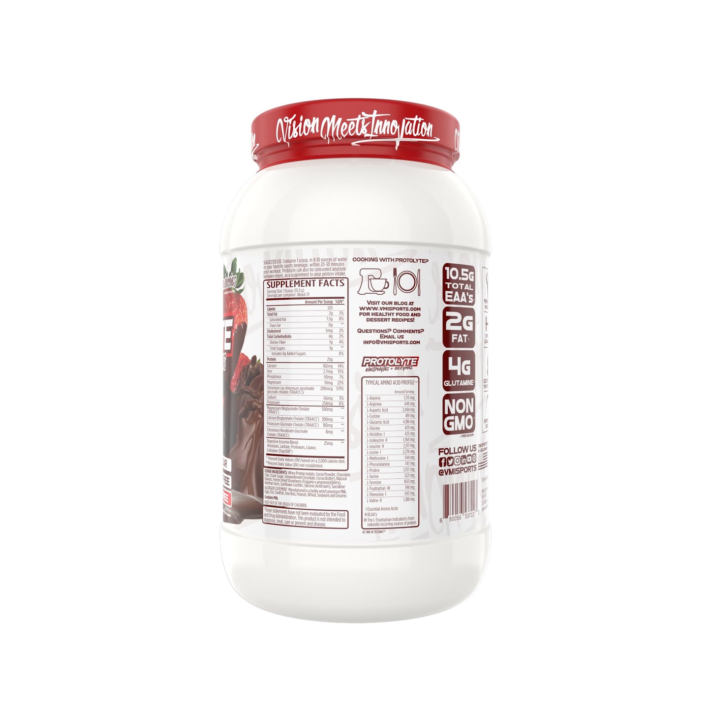 VMI Sports ProtoLyte Whey Isolate Protein Powder, 25.6 oz