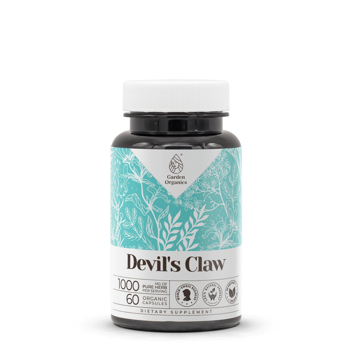 Garden Organics Devil's Claw Capsules, 60 Count