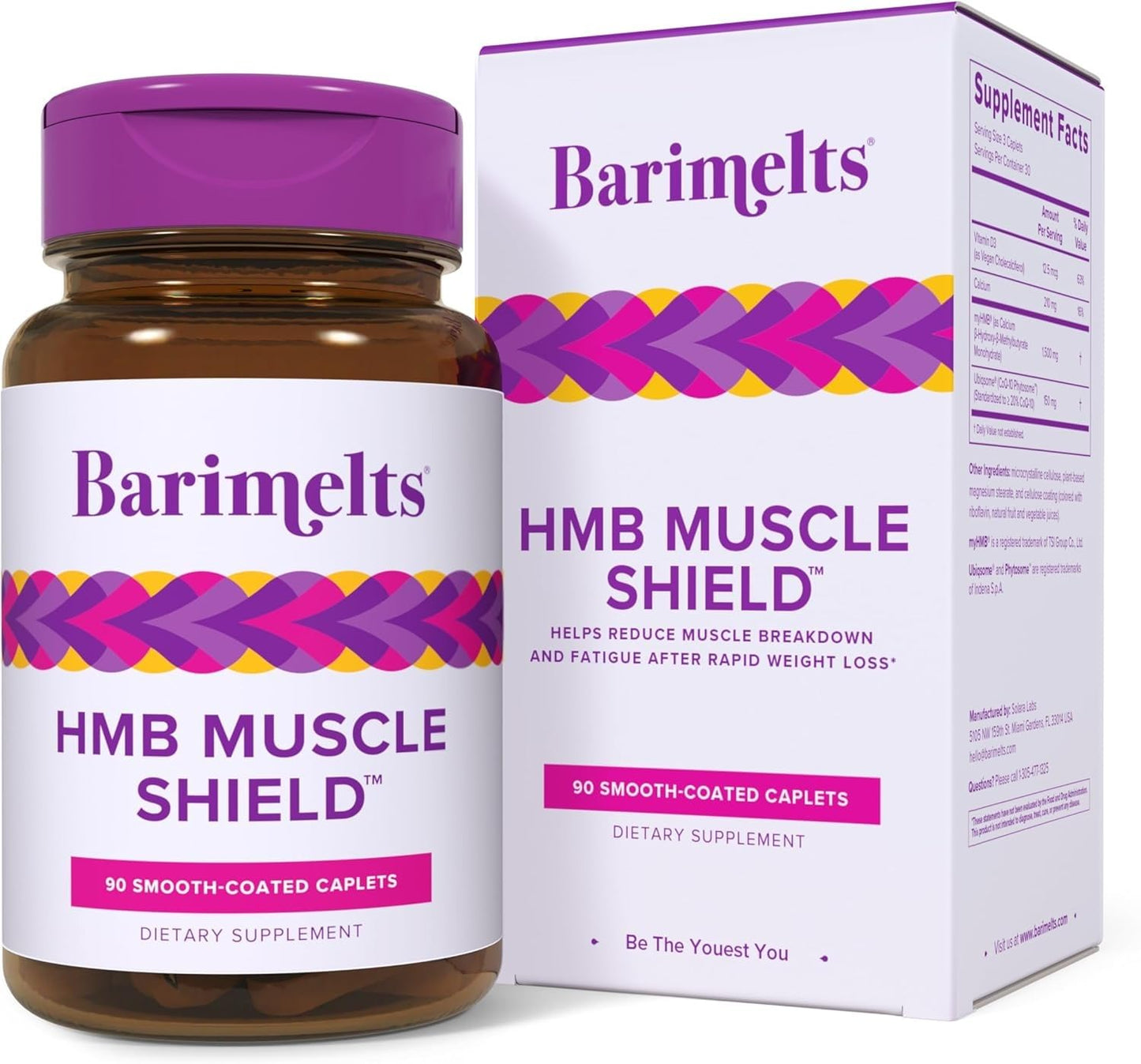 BariMelts HMB Muscle Shield for GLP-1 Users and Bariatric Patients 90 Caplets