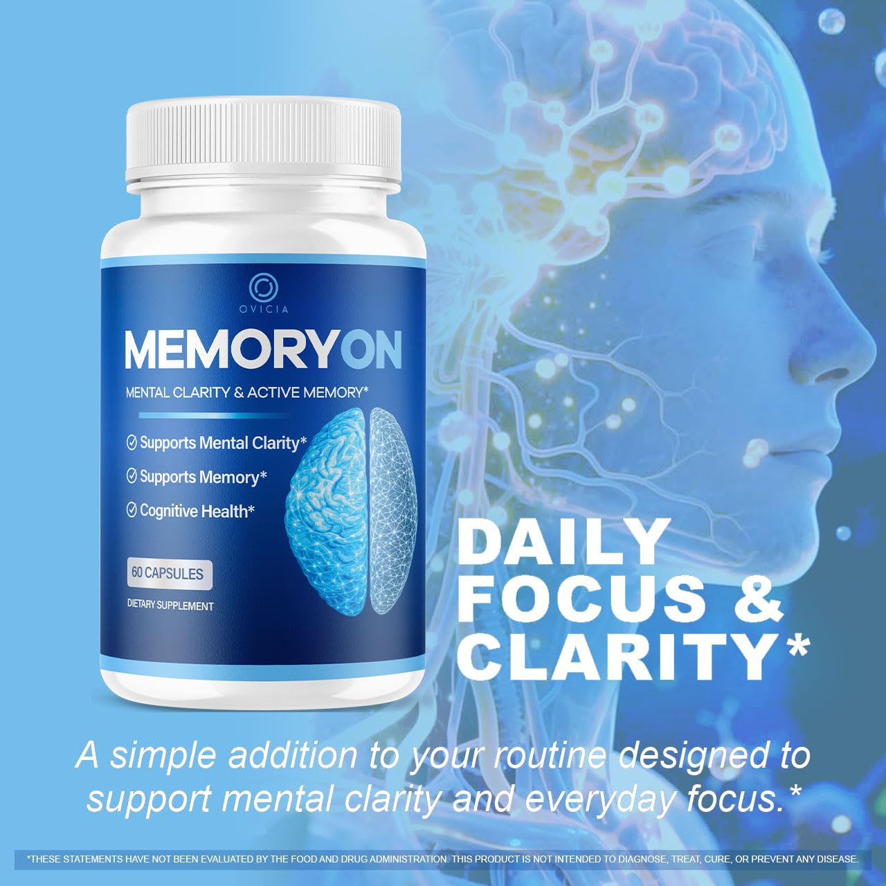 OVICIA MemoryOn Capsules, 60 Capsules