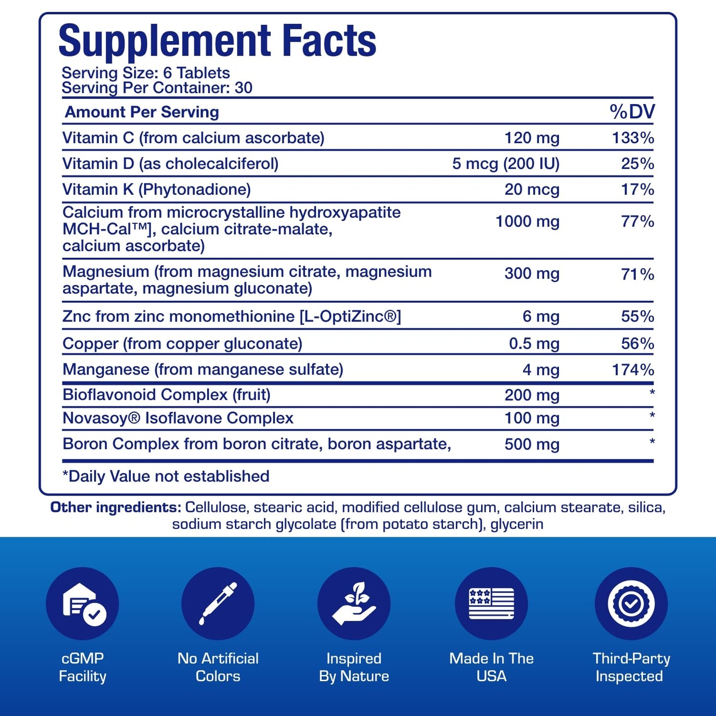 Anabolic Laboratories Clinical Calcium Complex Bone Supplement 180 Tablets