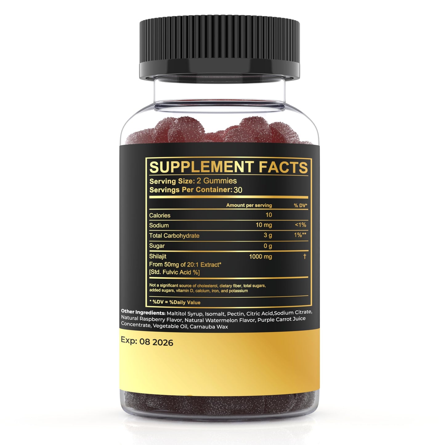 NUTRAONDA Himalayan Shilajit Gummies, 60 ct