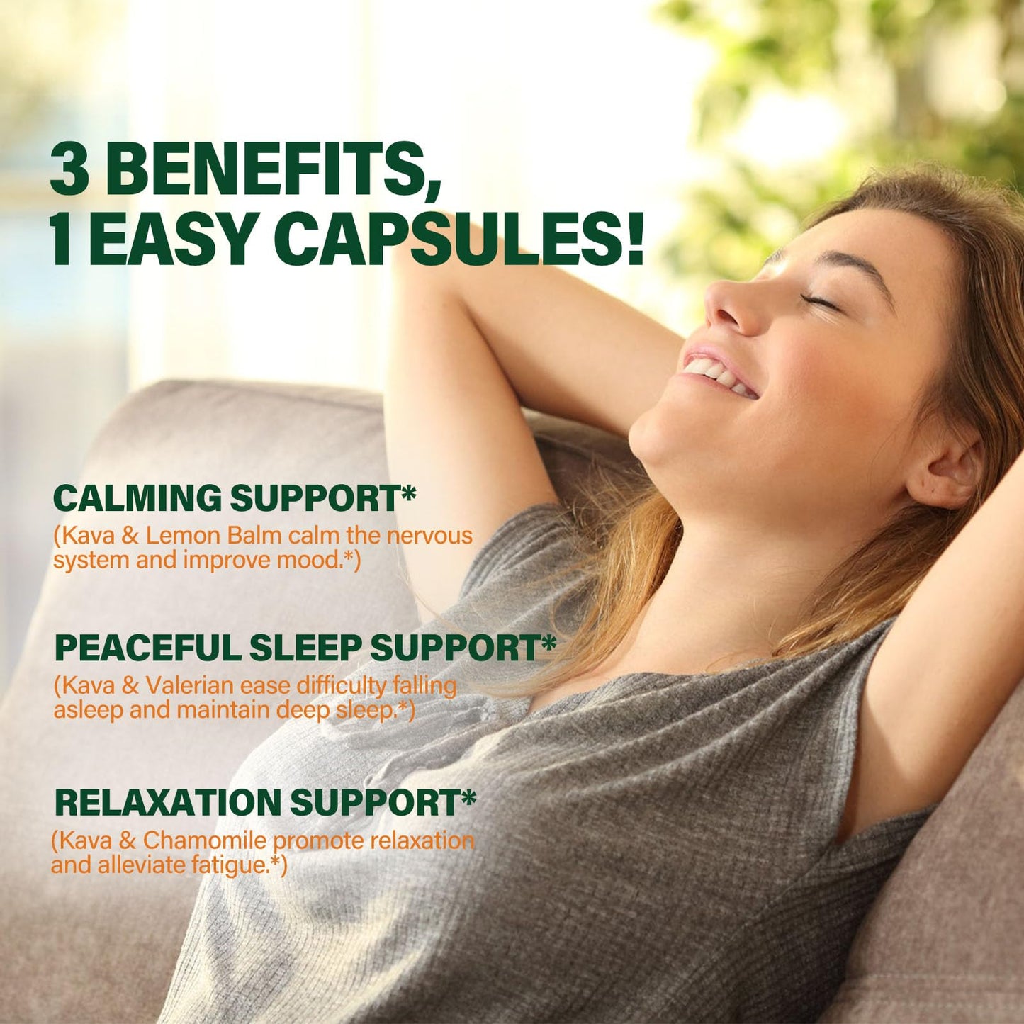 DetoxenNATURE Kava Kava Root Extract Capsules 90 Count