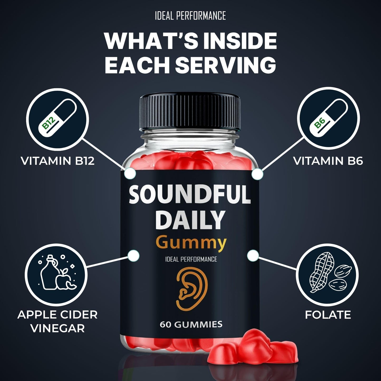 IDEAL PERFORMANCE Soundful Daily Gummy, 60 Gummies