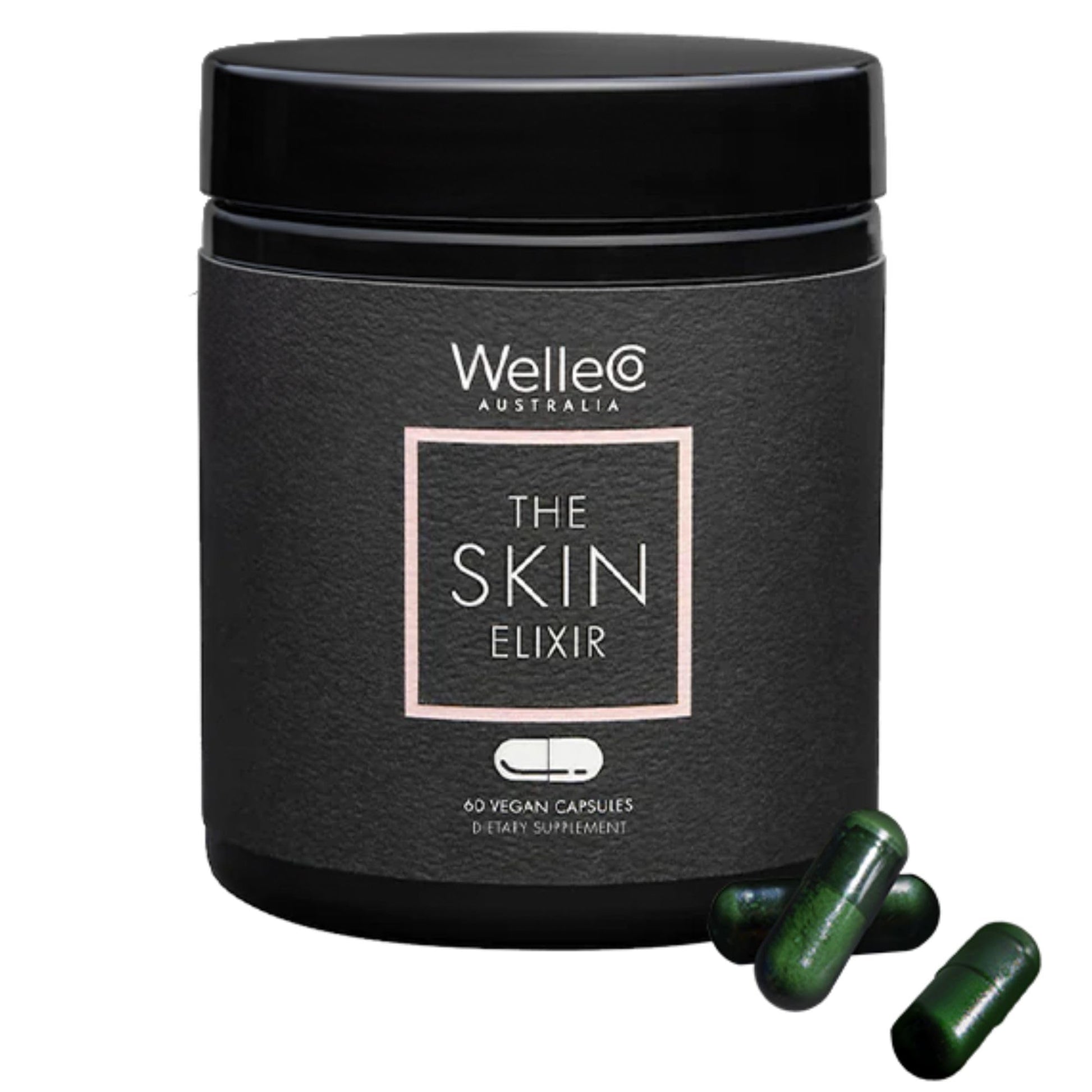 WelleCo The Skin Elixir Greens Powder 60 Capsules