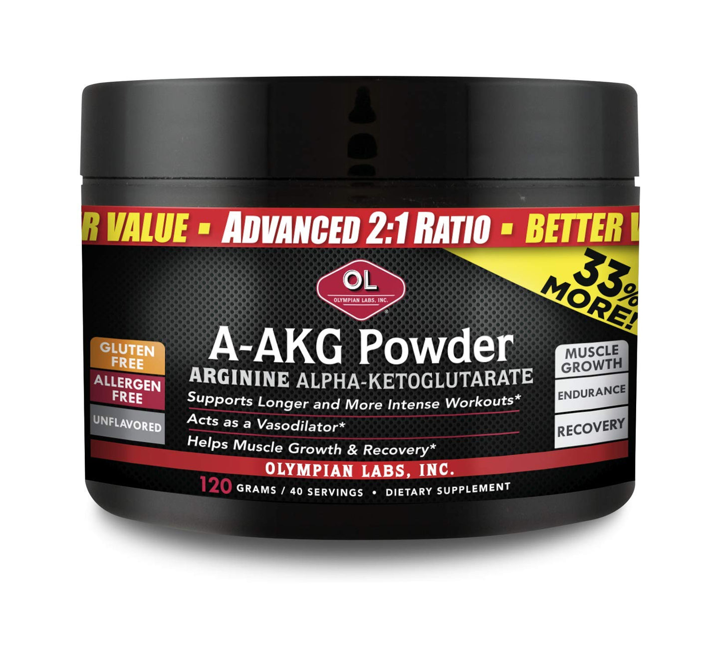 Olympian Labs PSN A-AKG Powder, 4.2 oz