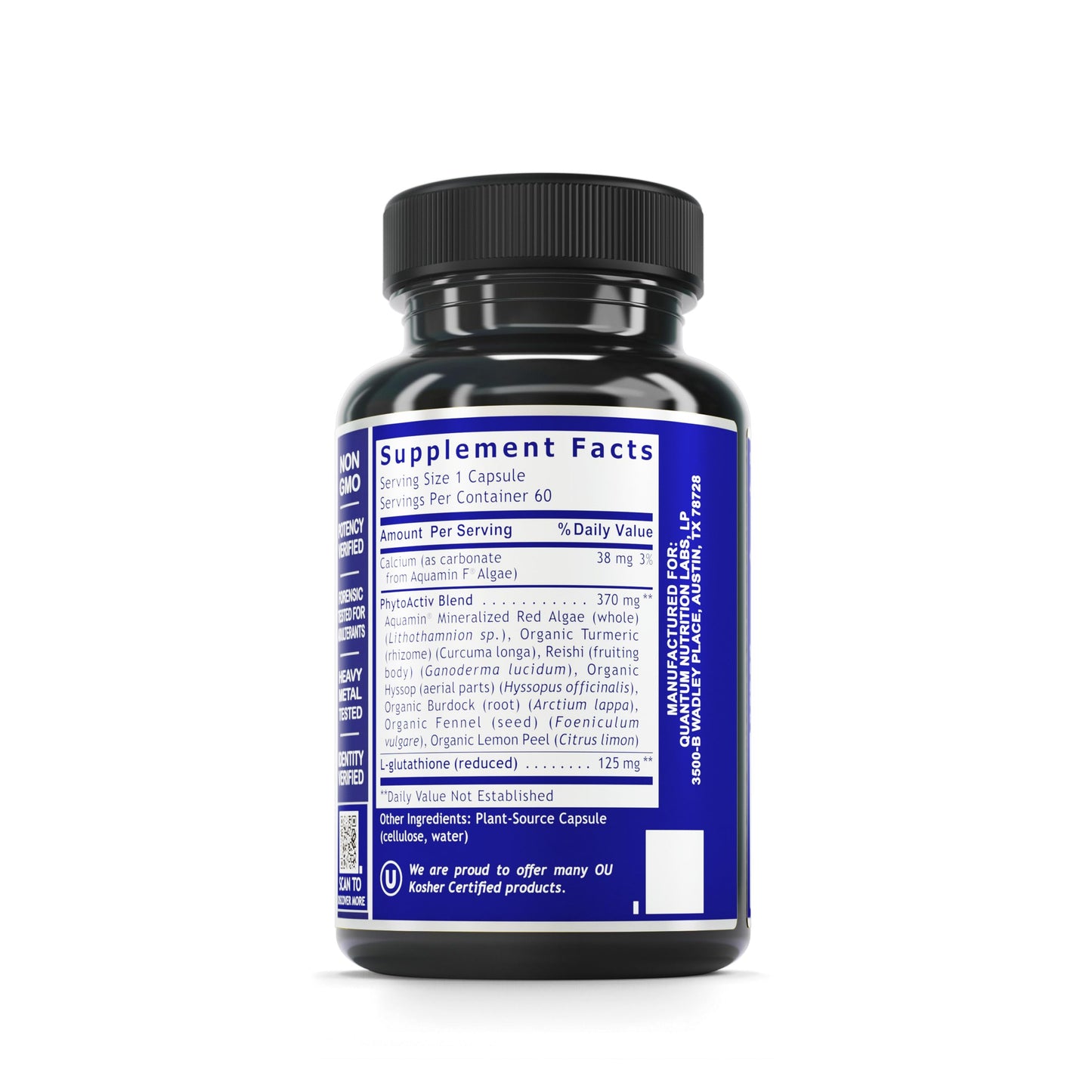 Quantum Nutrition QNL Glutathione Support Capsules 60 Count