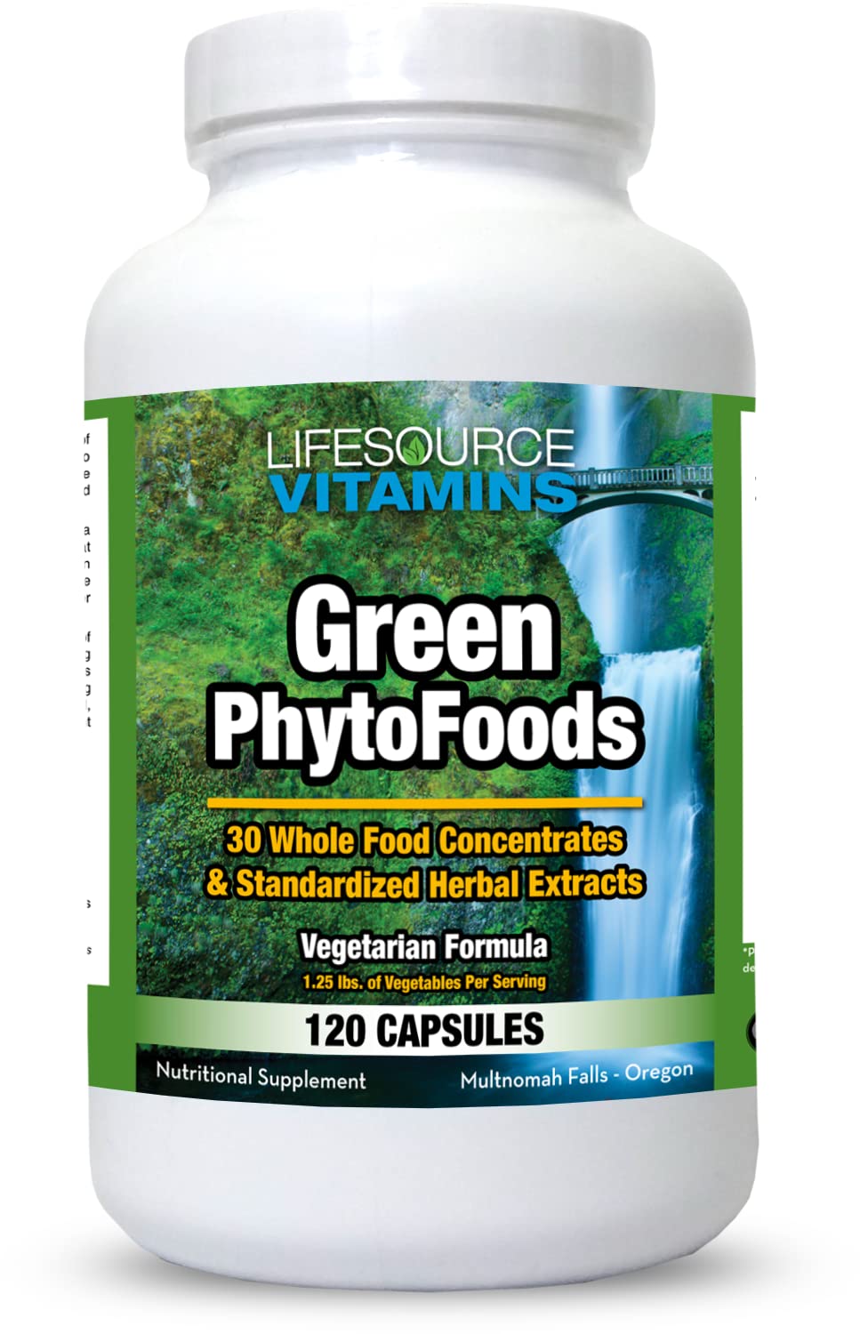 LifeSourceVitamins Phyto Green Mega-Food Capsule 120