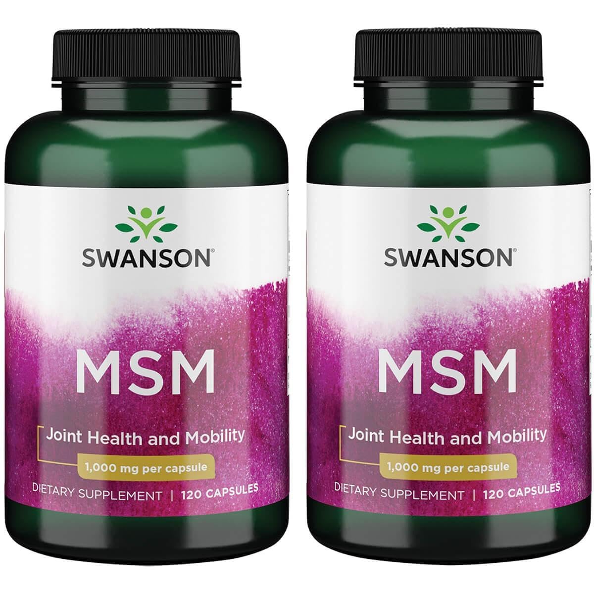 Swanson Ultra MSM 1000 mg Capsules, 240 Count