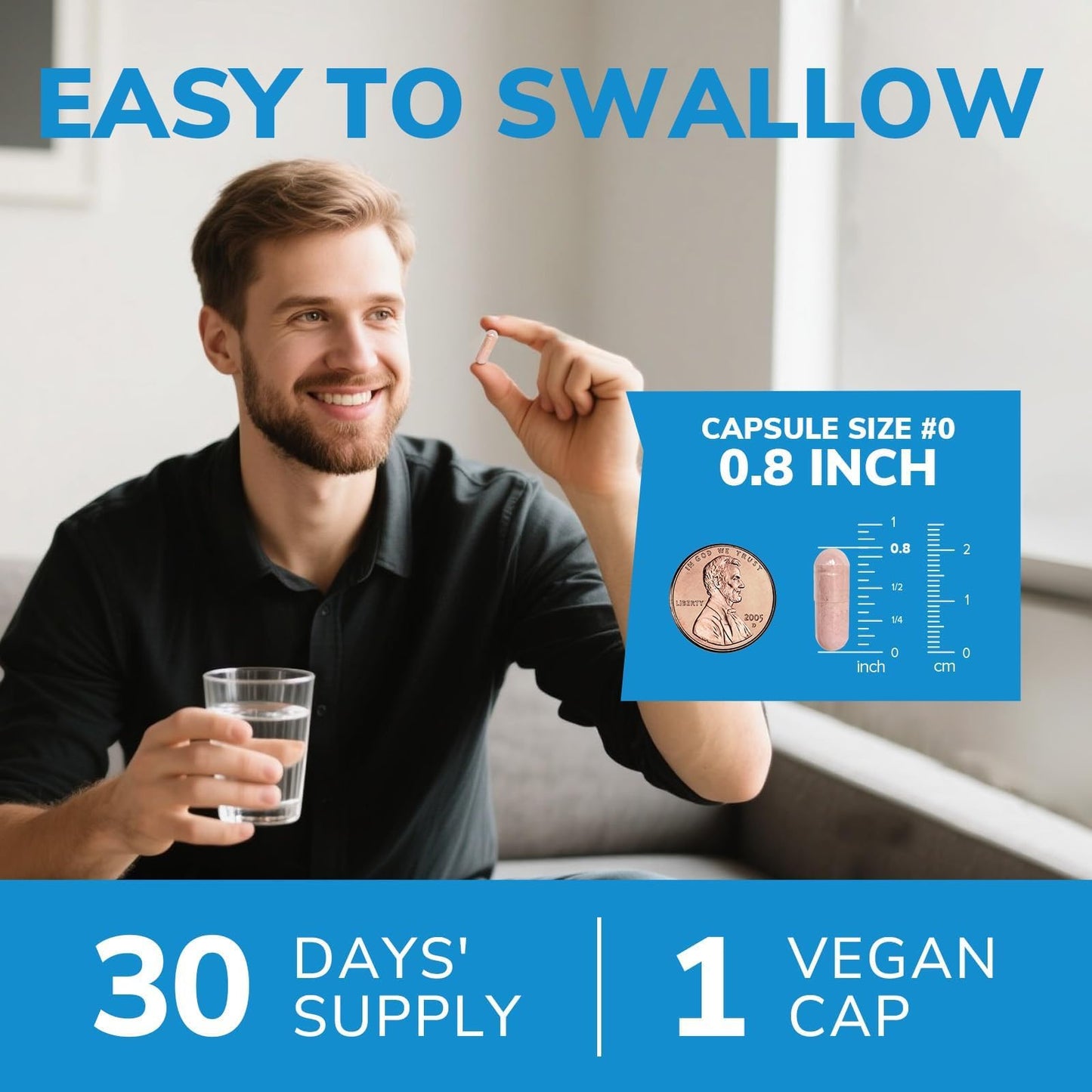 Vitalibre Probiotics for Men with Akkermansia Muciniphila, 70 Billion CFUs, Capsule, 30 Count