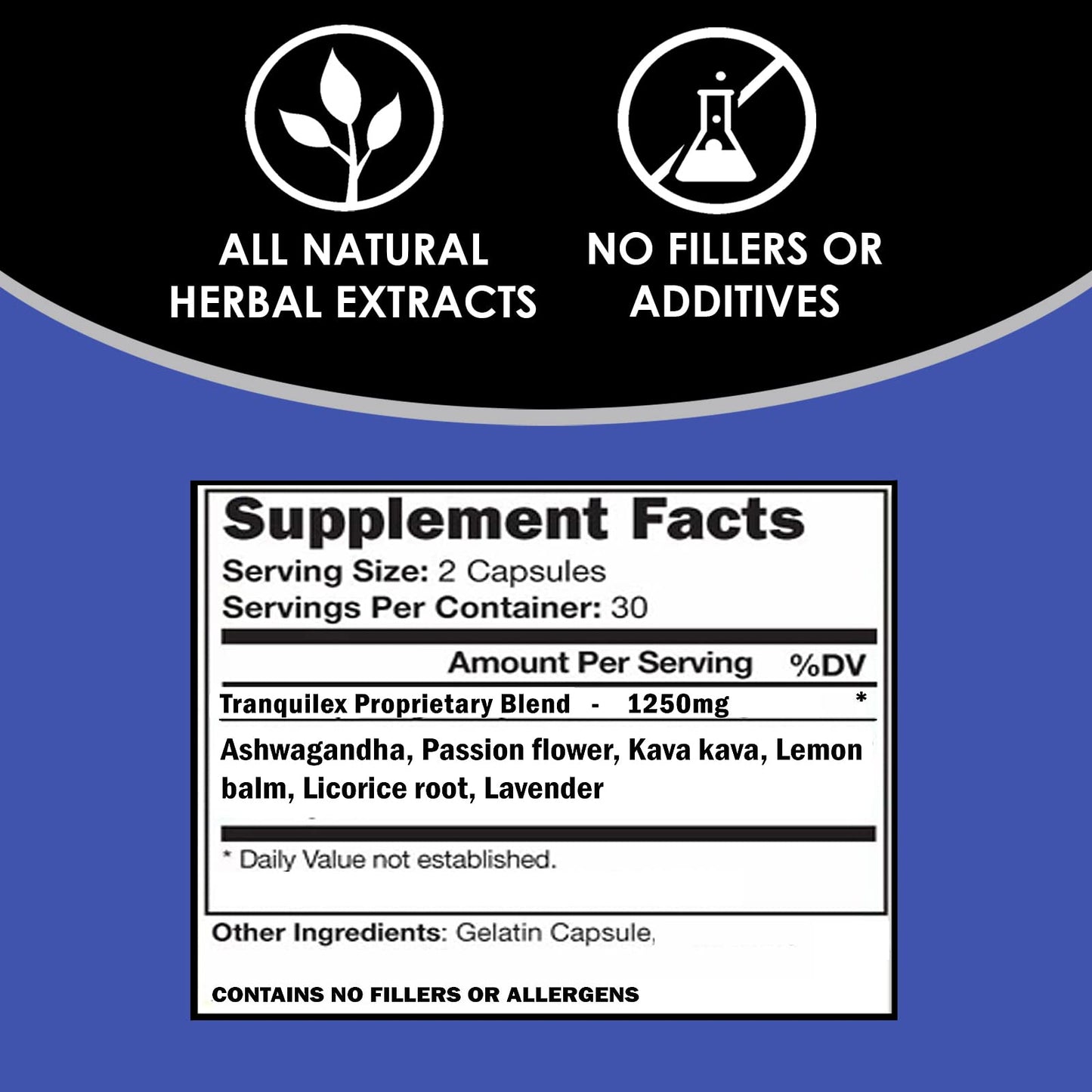 VH Nutrition Tranquilex Capsule 30 Count