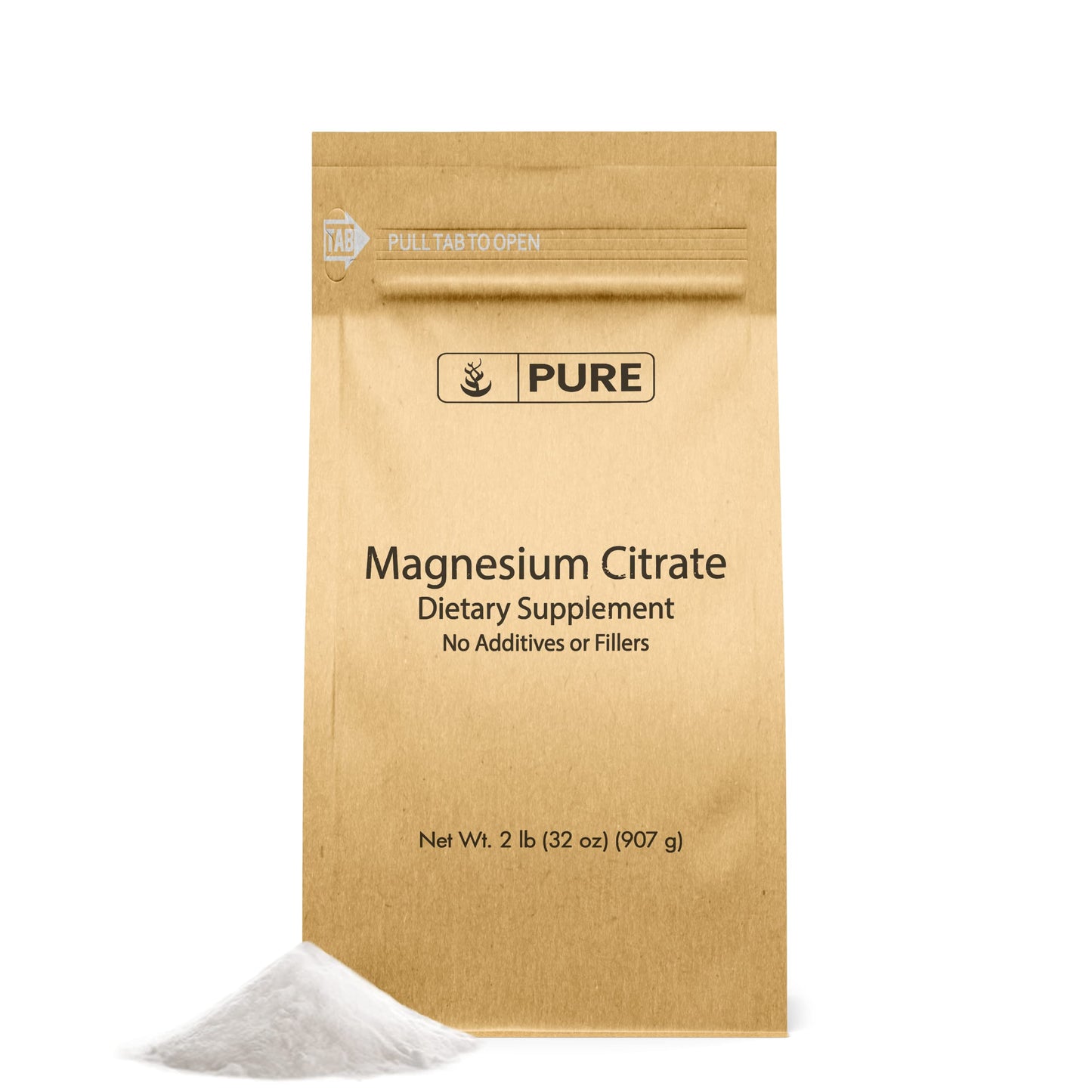 PURE ORIGINAL INGREDIENTS Magnesium Citrate Powder, 32 oz