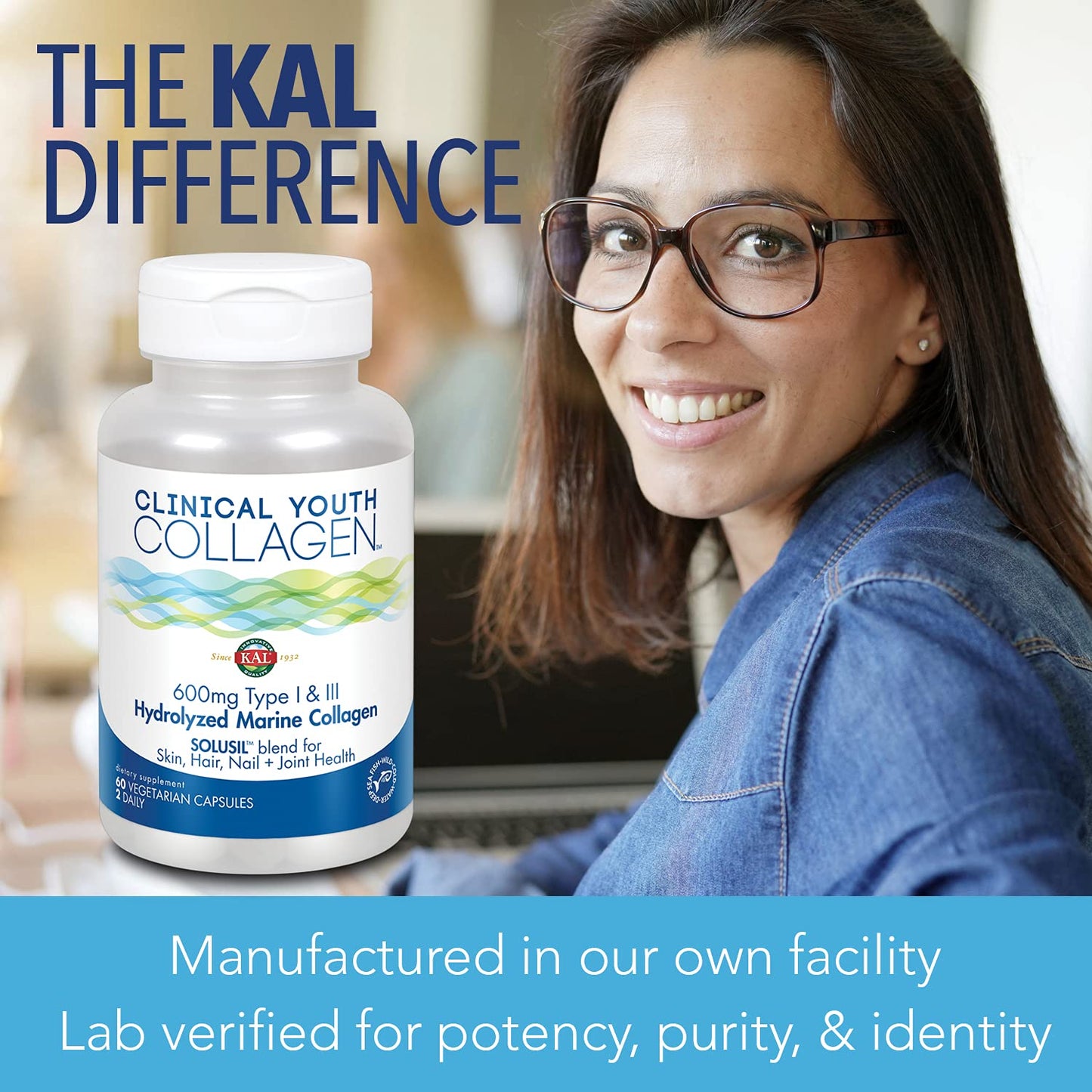 KAL Clinical Youth Collagen Capsules 60 Count