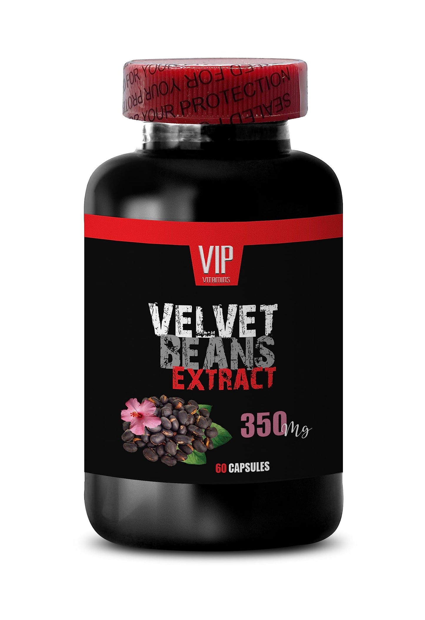 VIP VITAMINS Mucuna Pruriens Extract Velvet Beans Capsules 120 Capsules