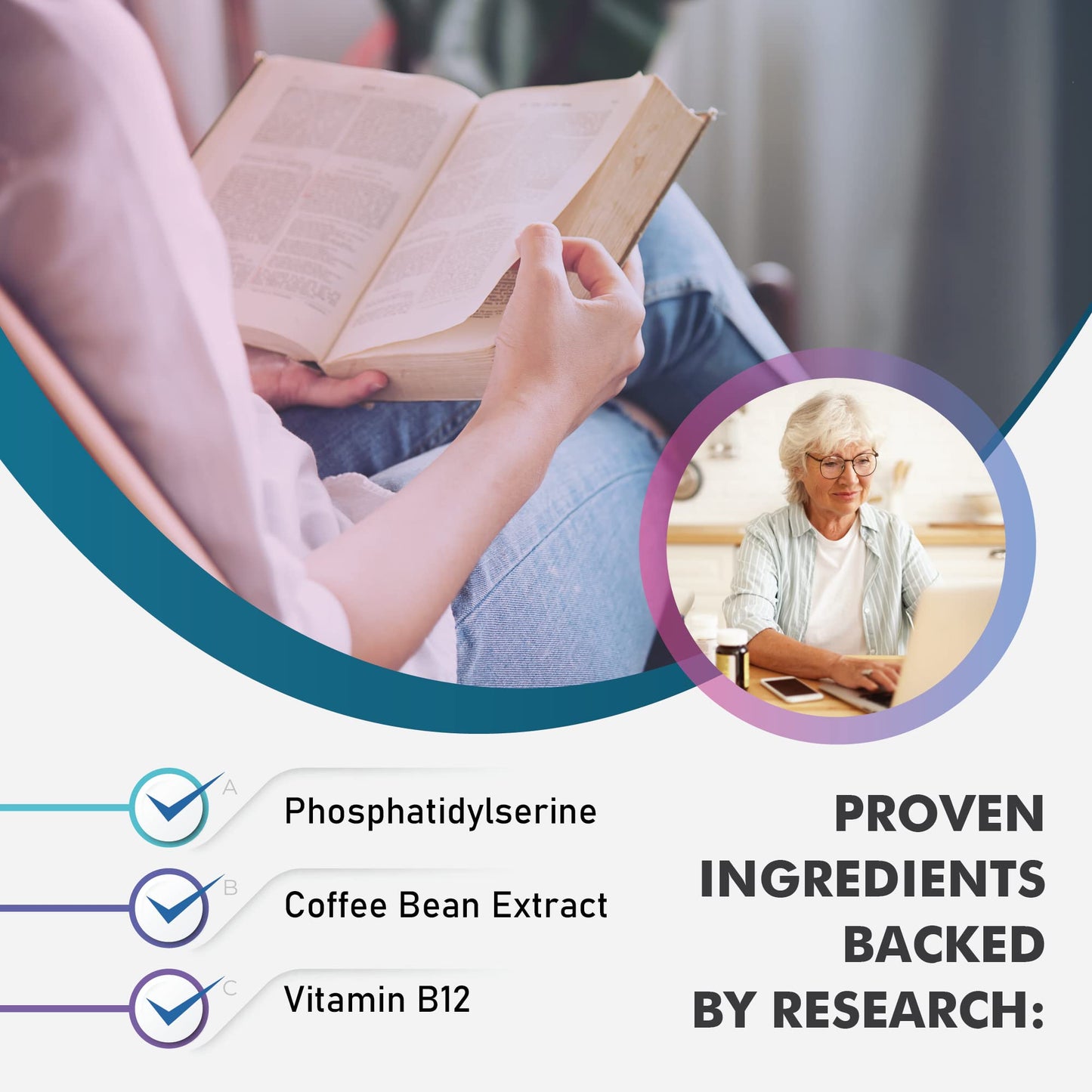 Built by Nature Nootropic Brain Booster Gummies - 60 Gummies