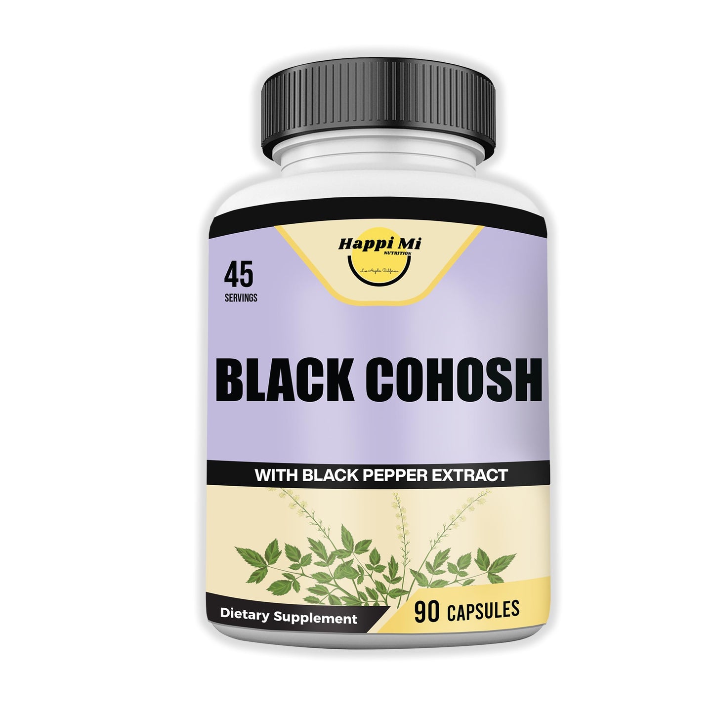 Happi Mi Nutrition Black Cohosh Capsules 90 Count