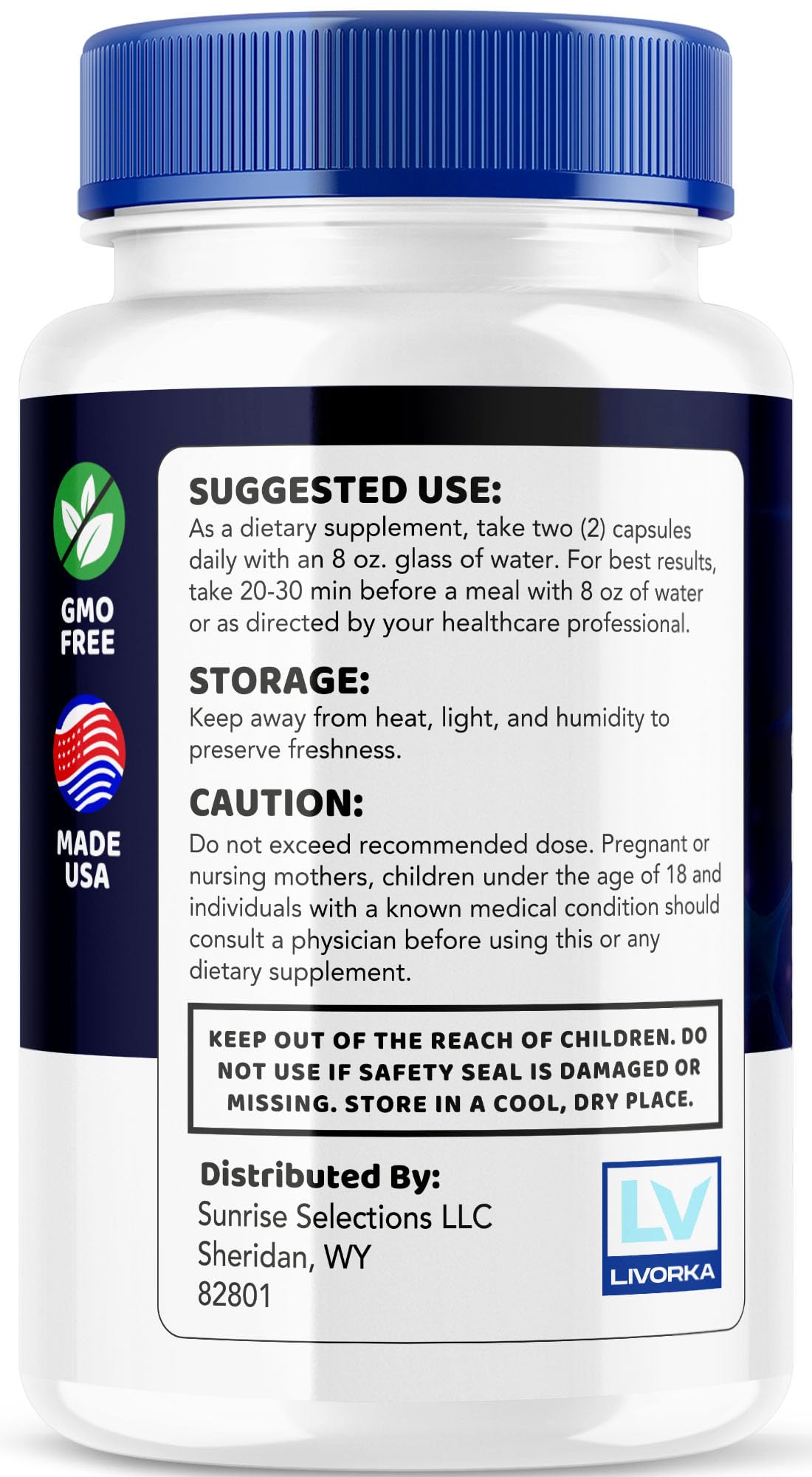 LIVORKA RegeNerve 6 Capsules, 300 Capsules