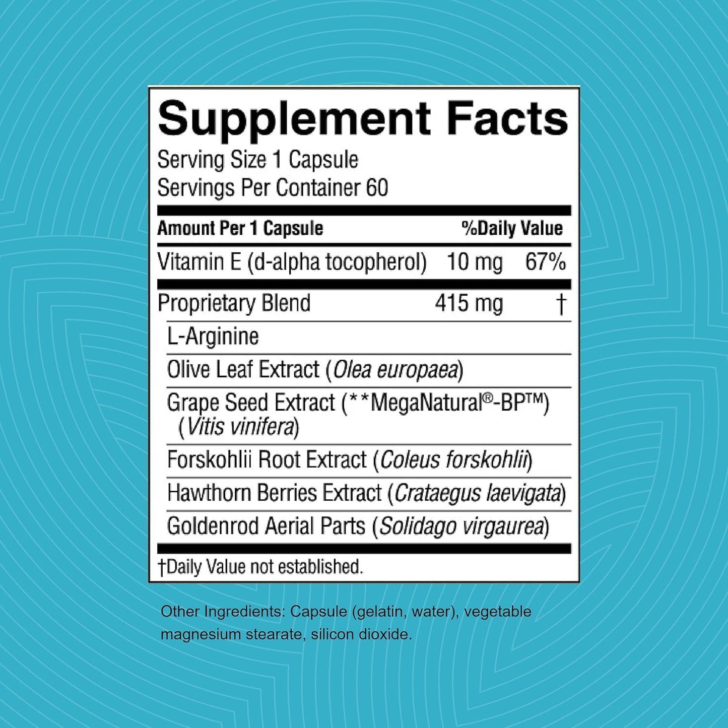 Nature's Sunshine Blood Pressurex Capsules 60