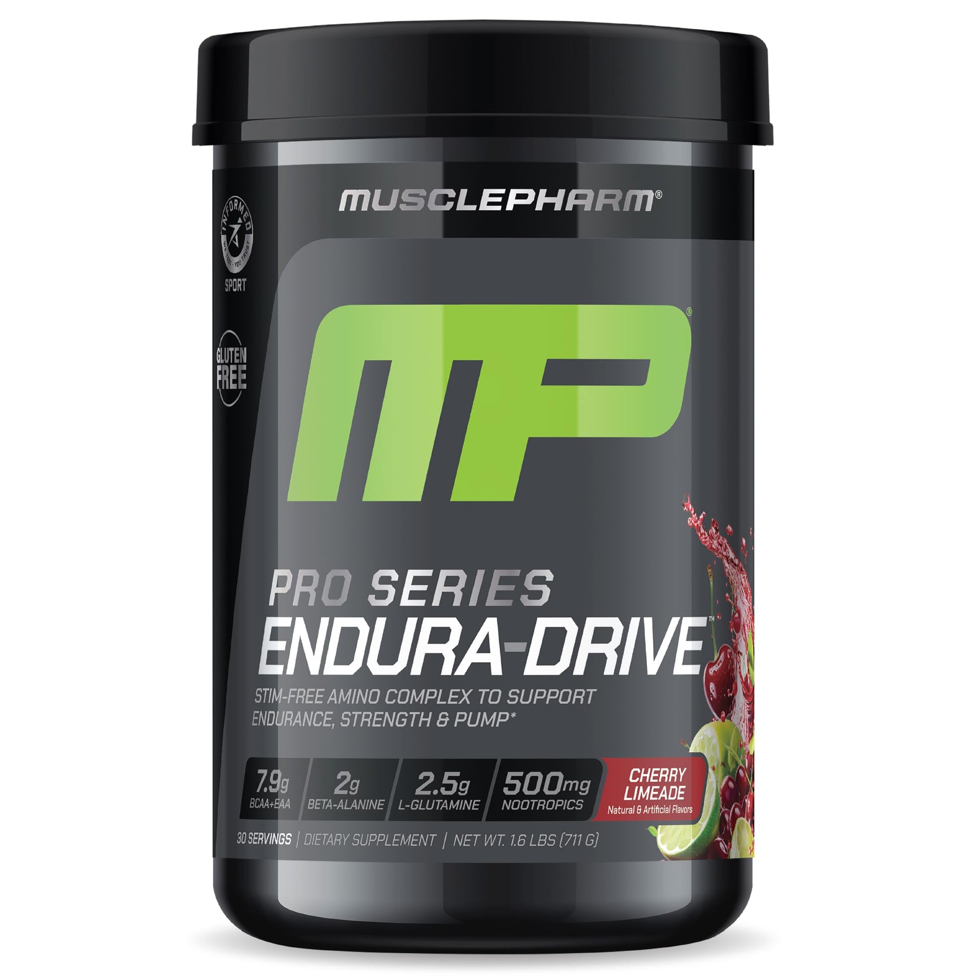 Muscle Pharm Pro Series Endura-Drive Cherry Limeade Flavor Powder, 14.72 Ounce
