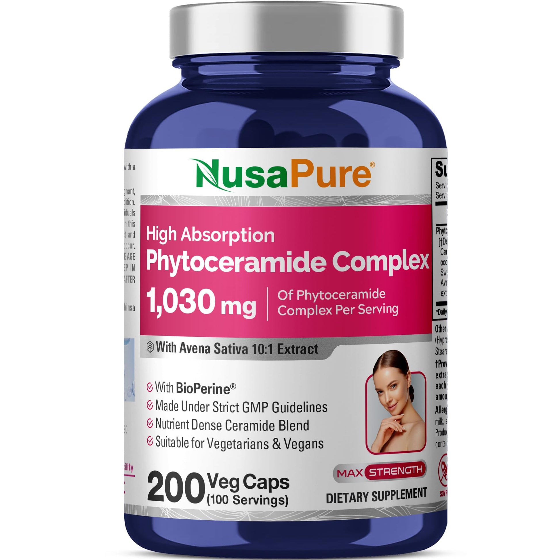 NusaPure Phytoceramide Complex Capsules 200
