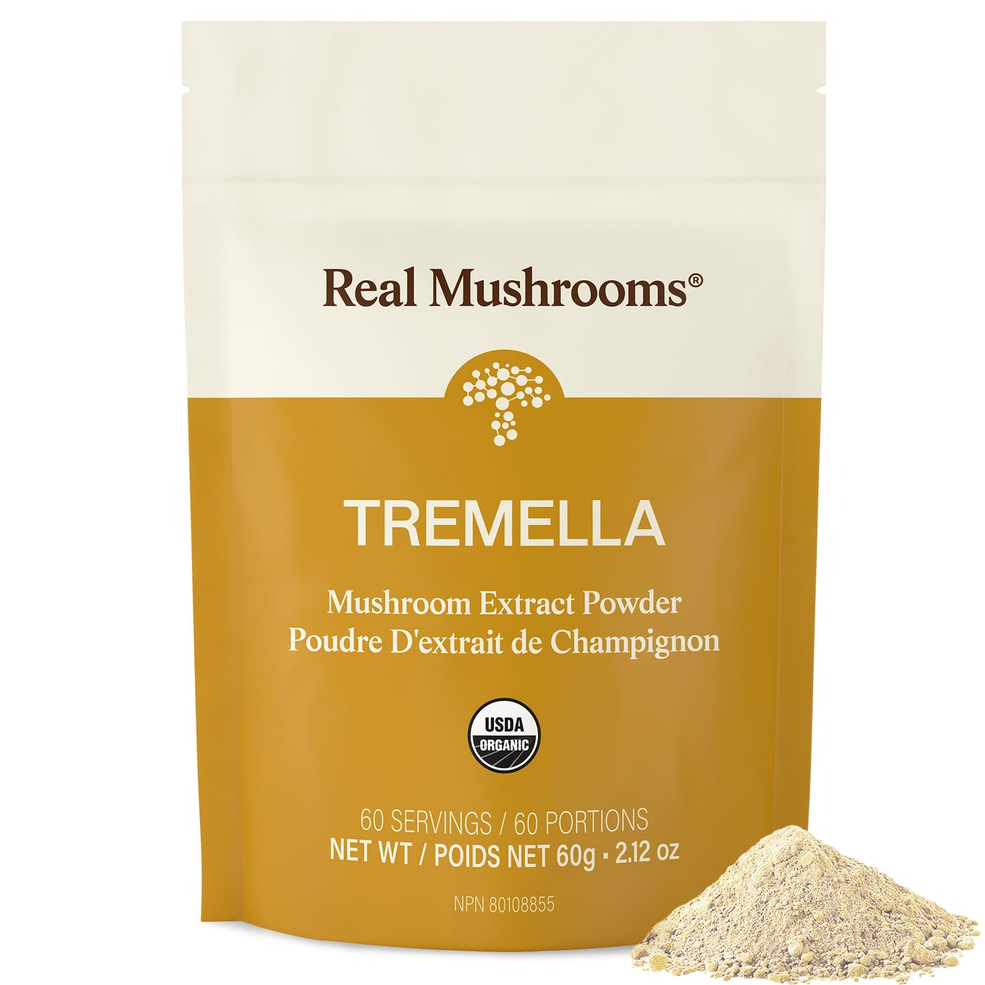 Real Mushrooms Tremella Mushroom Powder 2.12 Ounce