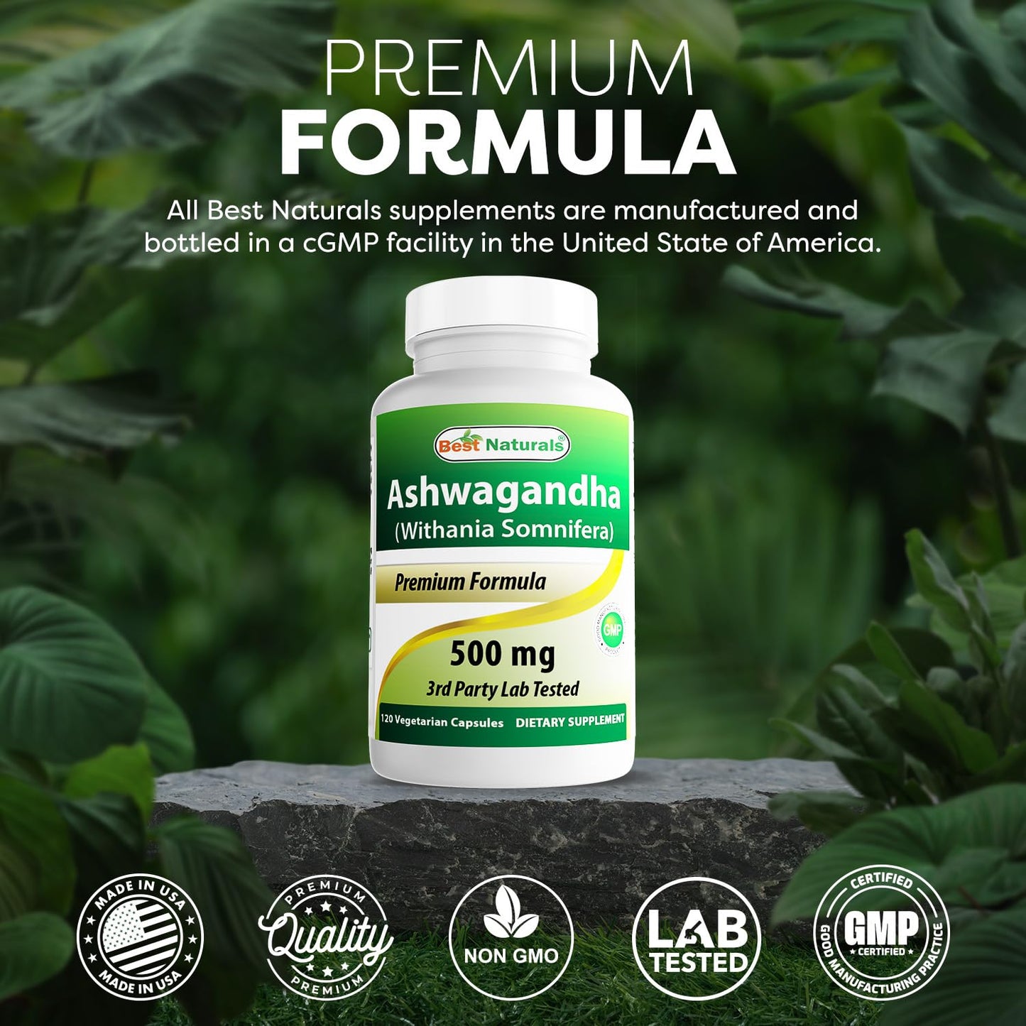 Best Naturals Ashwagandha Extract 500 Mg 240 Capsules