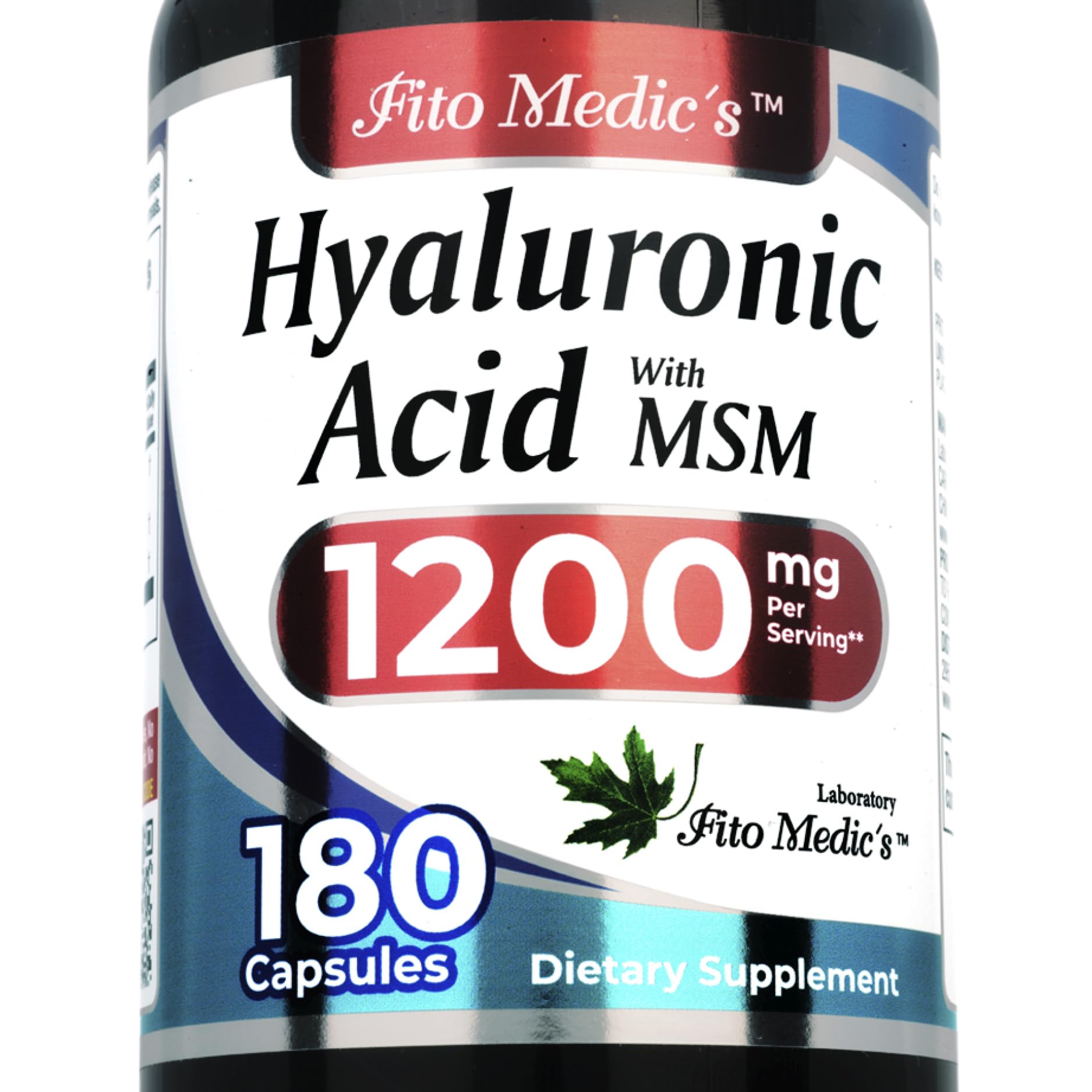 FITO MEDIC'S Hyaluronic Acid with MSM Capsules, 180 Capsules