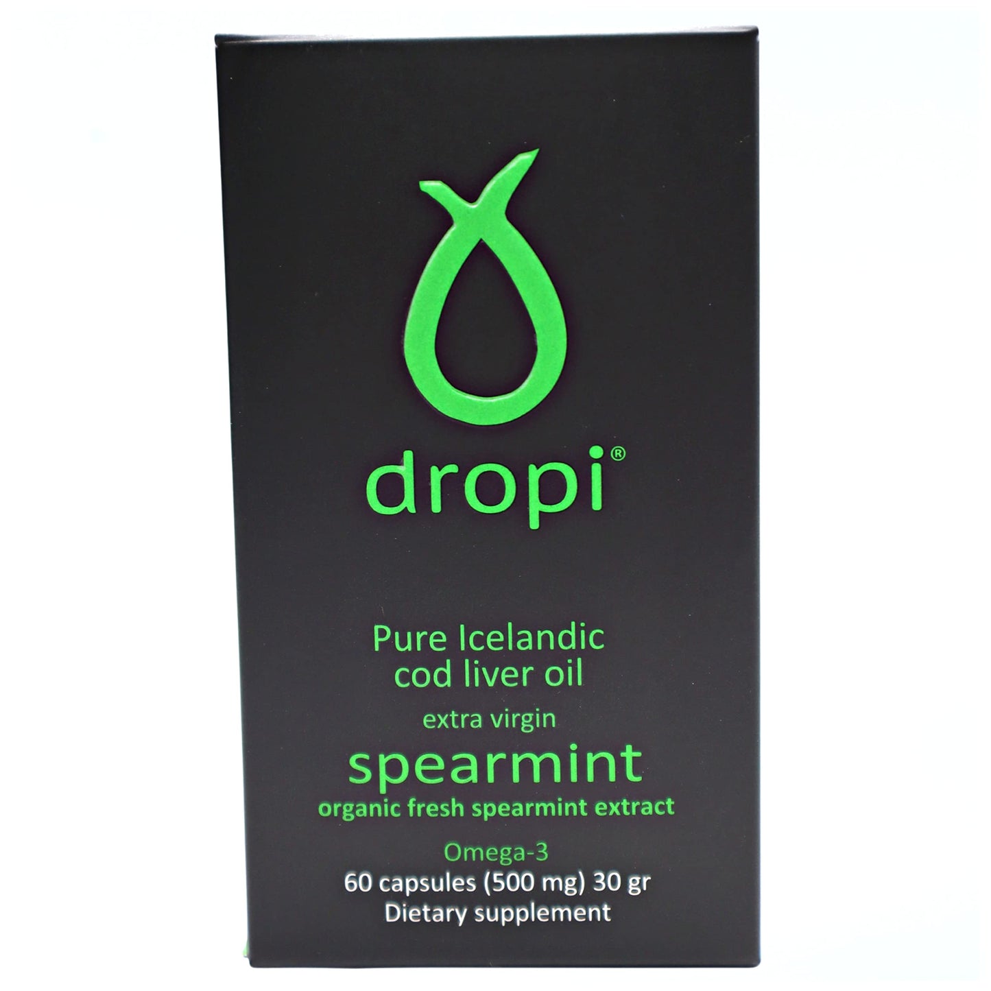 Generic Dropi Pure Icelandic Cod Liver Oil Capsules/Softgels 60 Count