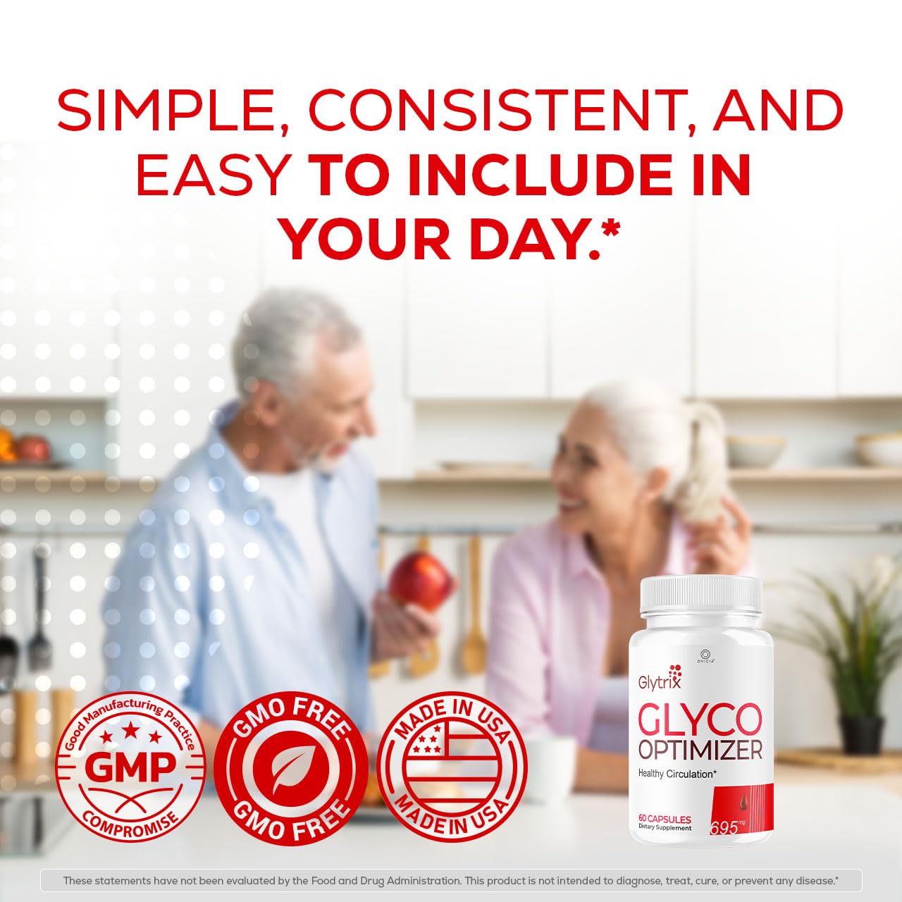 OVICIA Glytrix Capsules 60 Count