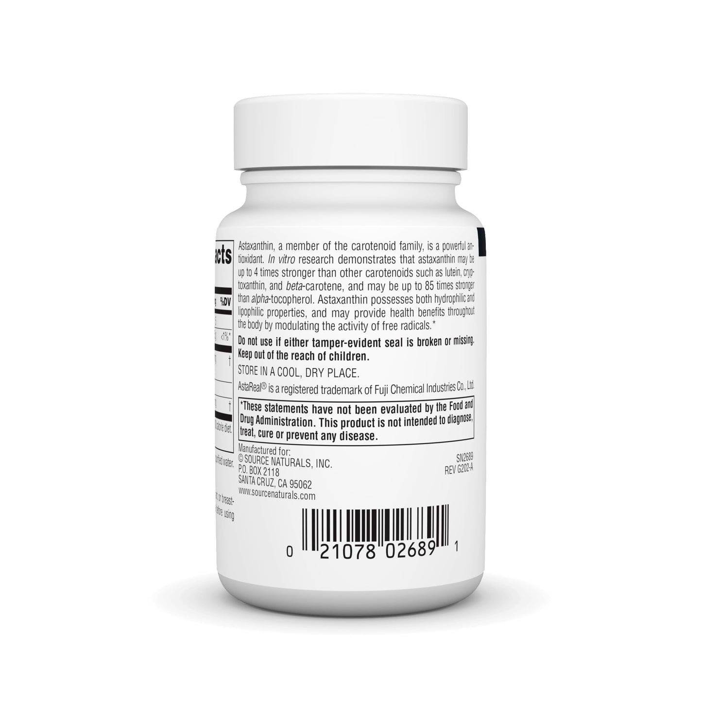 Source Naturals Astaxanthin Softgels 60