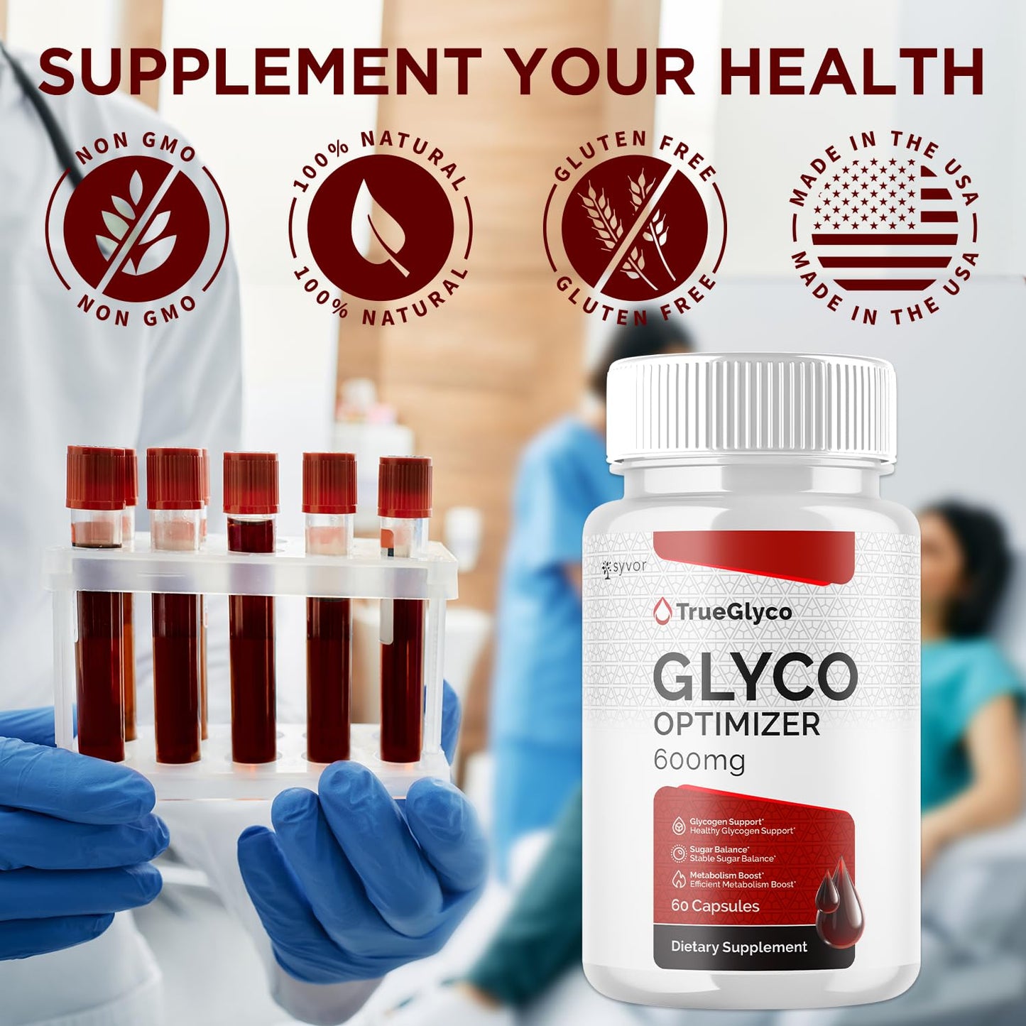 Syvor True Glyco Capsules, 180 Capsules