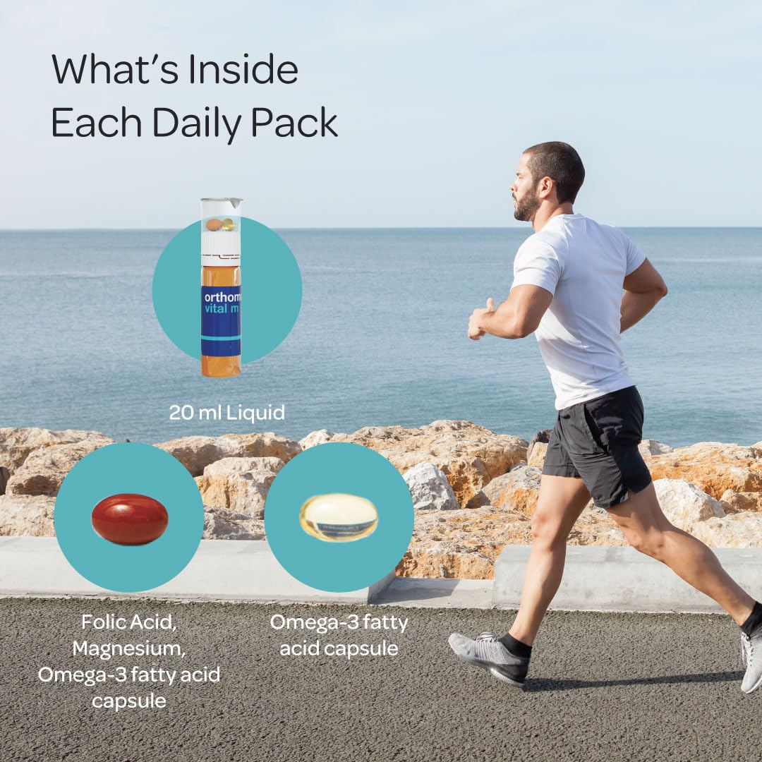Orthomol Vital M Daily Multivitamin for Men Capsules, 7 Capsules