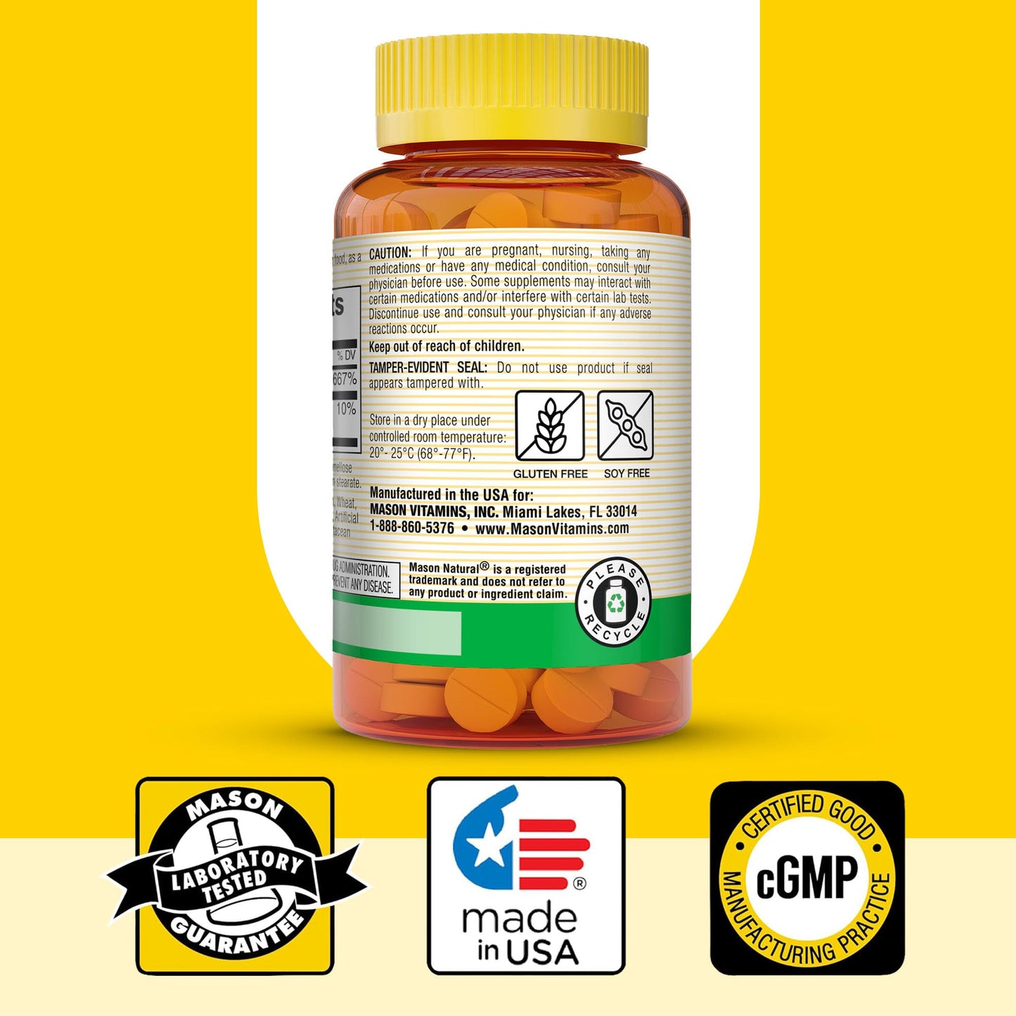 MASON NATURAL Biotin 5000 mcg with Calcium Softgel 60 Count