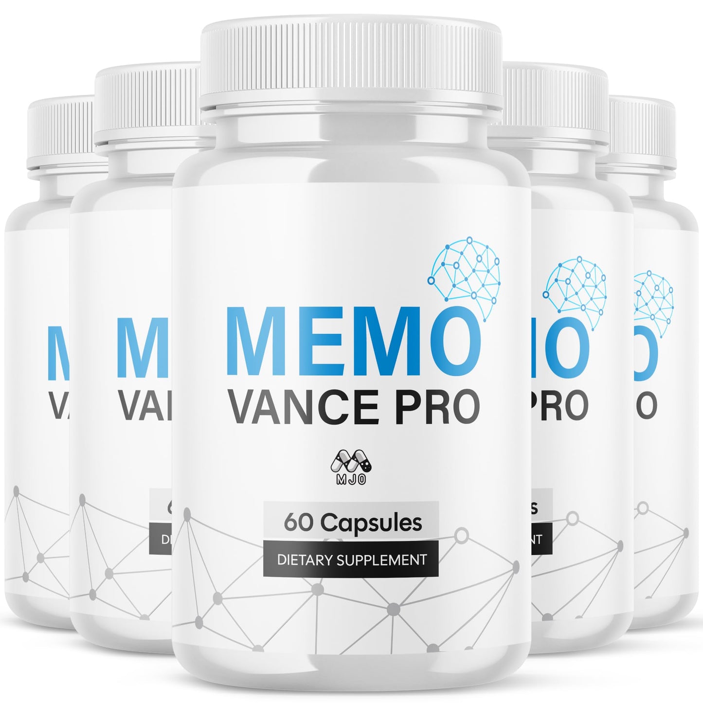 MJO MemoVance Capsules, 300 Capsules