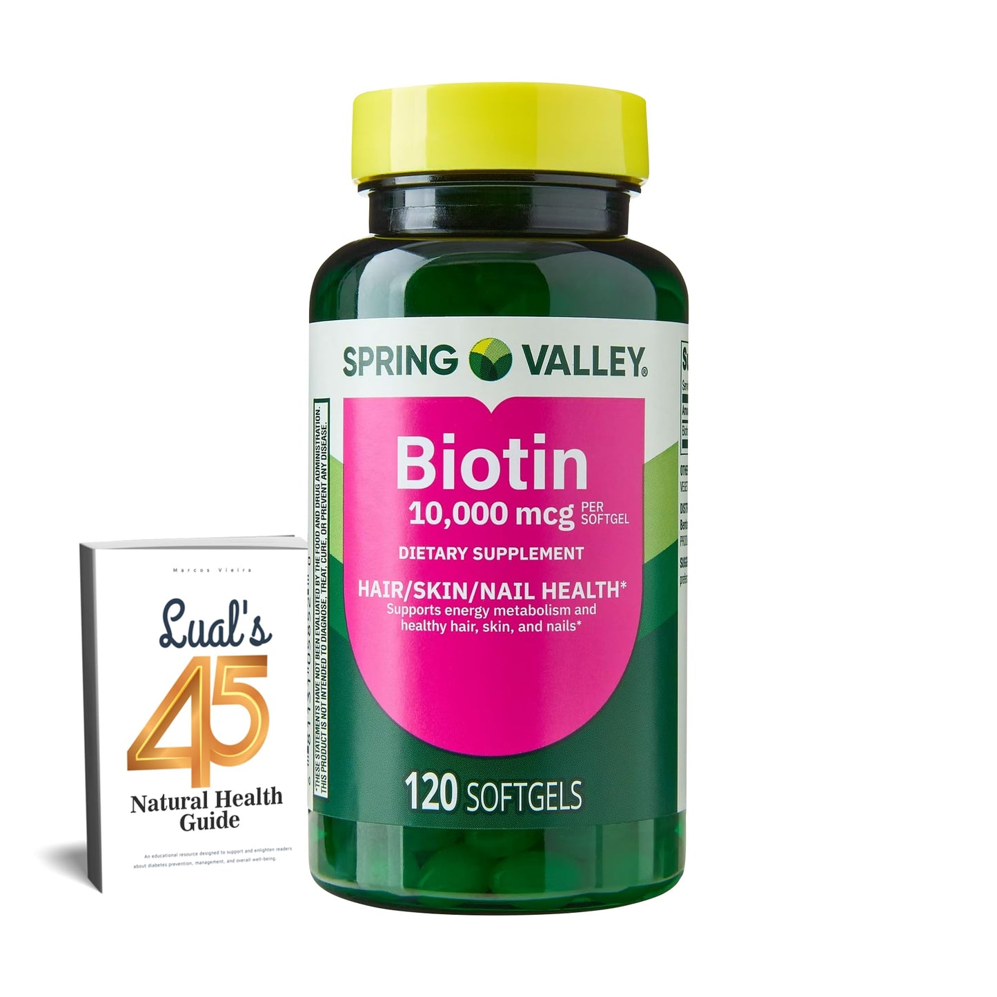 LUAL Biotin Softgels 10,000 mcg, 240 Count