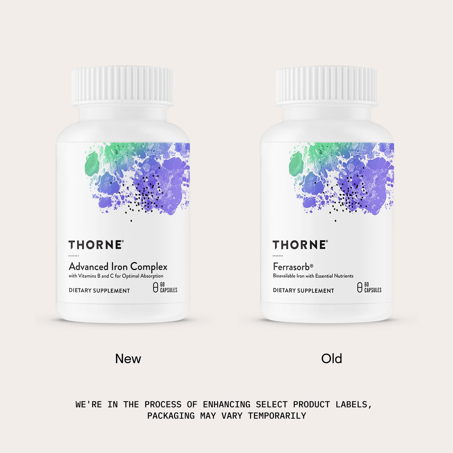 THORNE Advanced Iron Complex Capsules, 60 Count