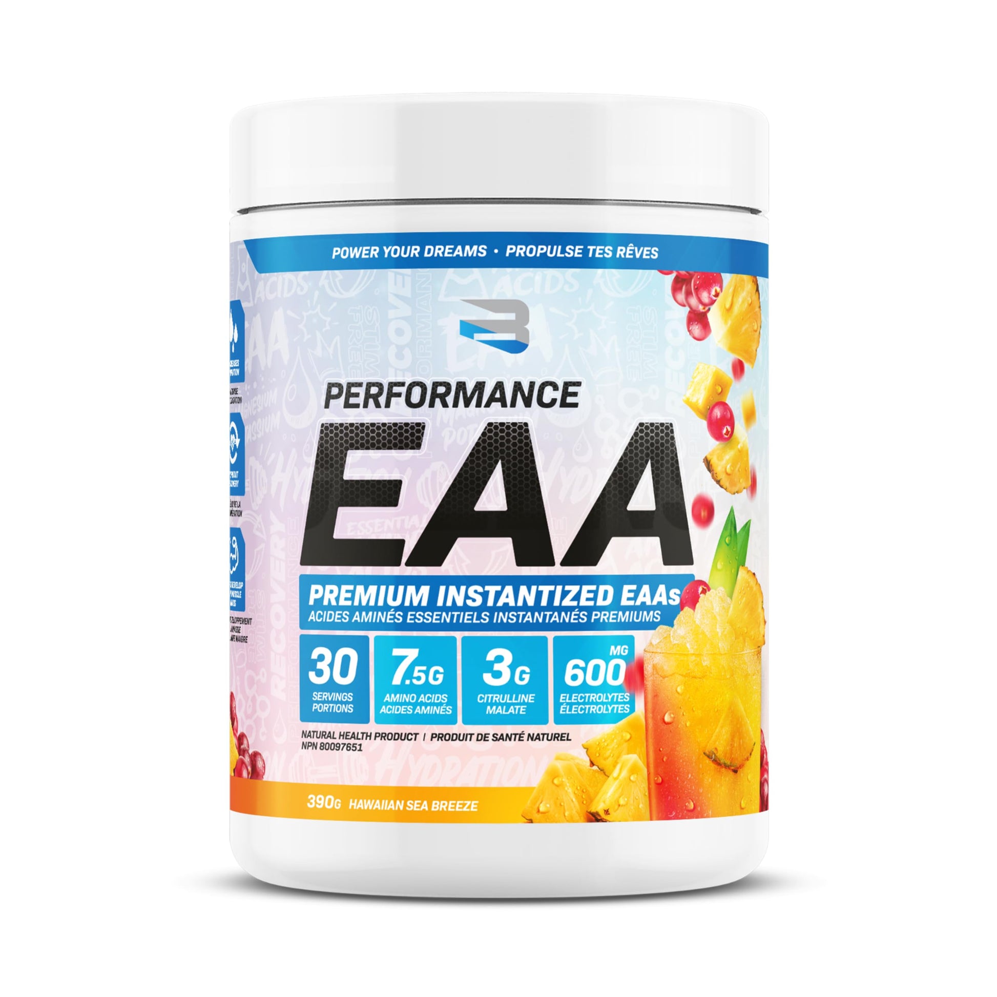 Believe Supplements Performance EAA Powder 13.76 Ounce