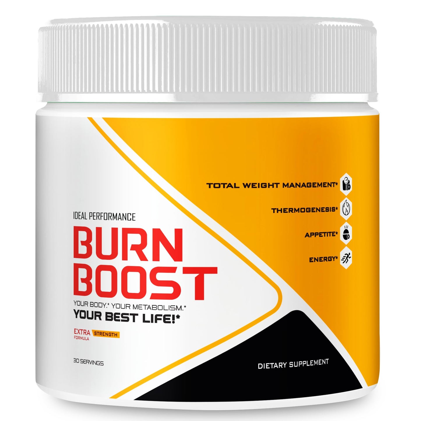 IDEAL PERFORMANCE Burn Boost Powder, 2 Ounce, 2 Count
