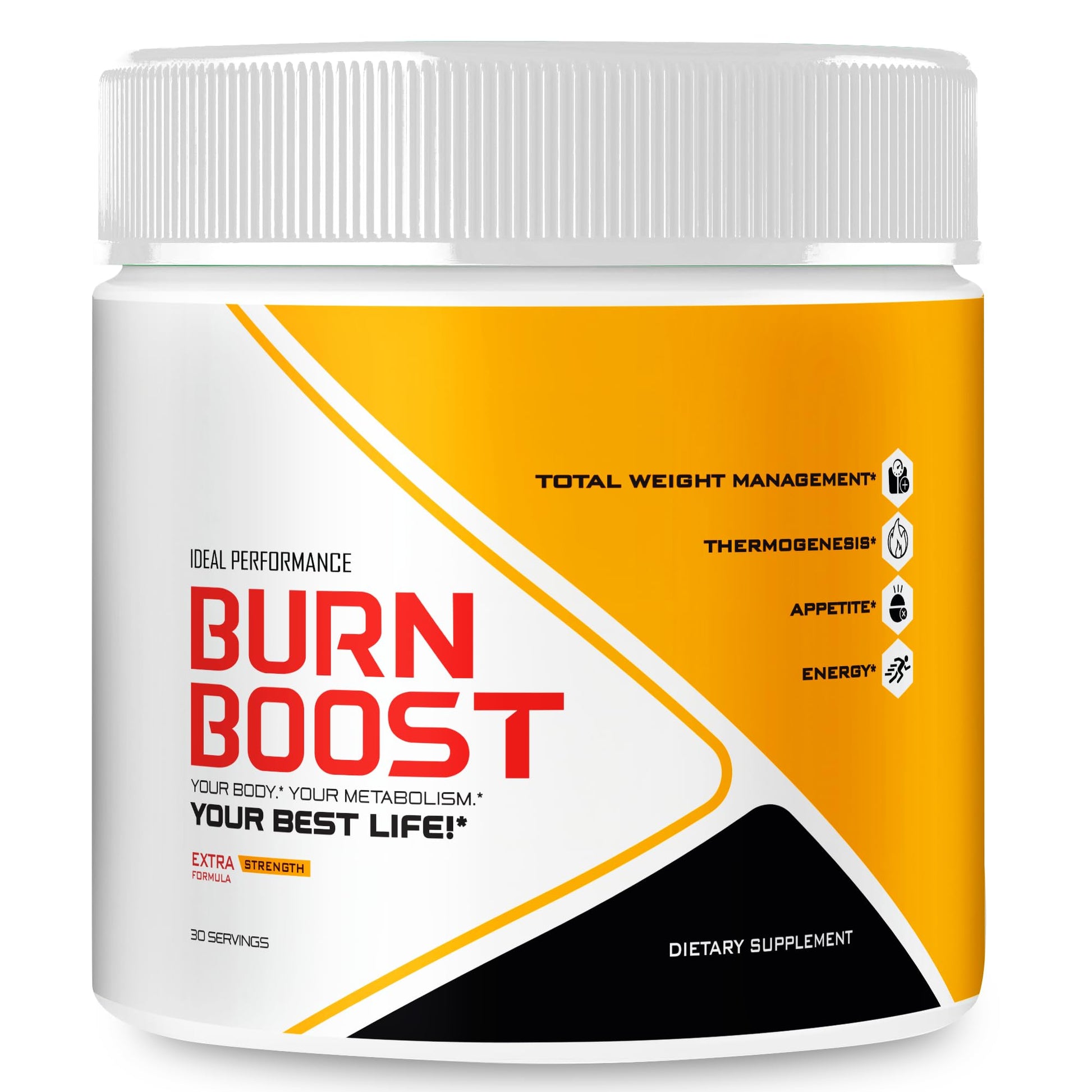 IDEAL PERFORMANCE Burn Boost Powder, 2 Ounce, 2 Count