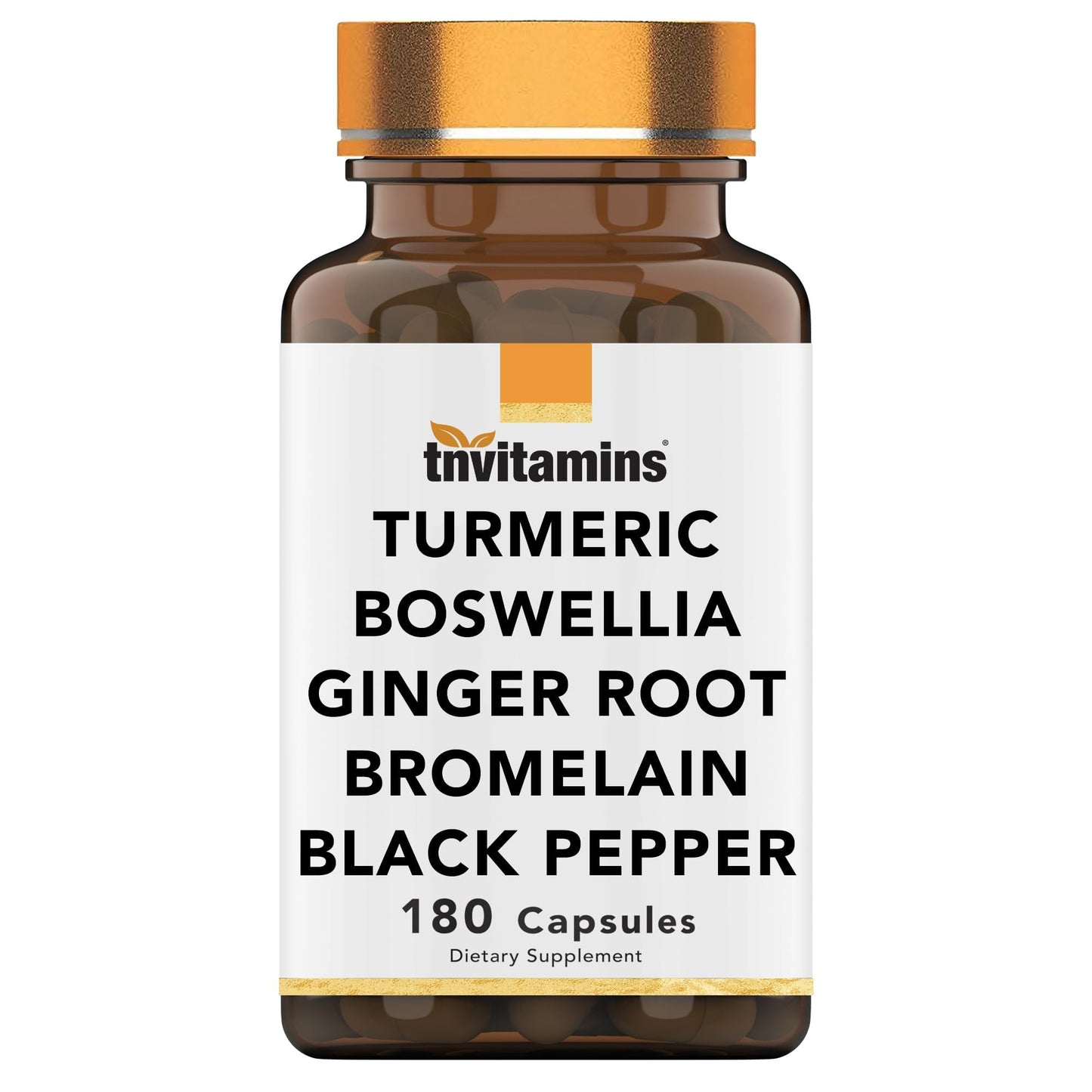 tnvitamins Turmeric & Boswellia Complex 180 Capsules