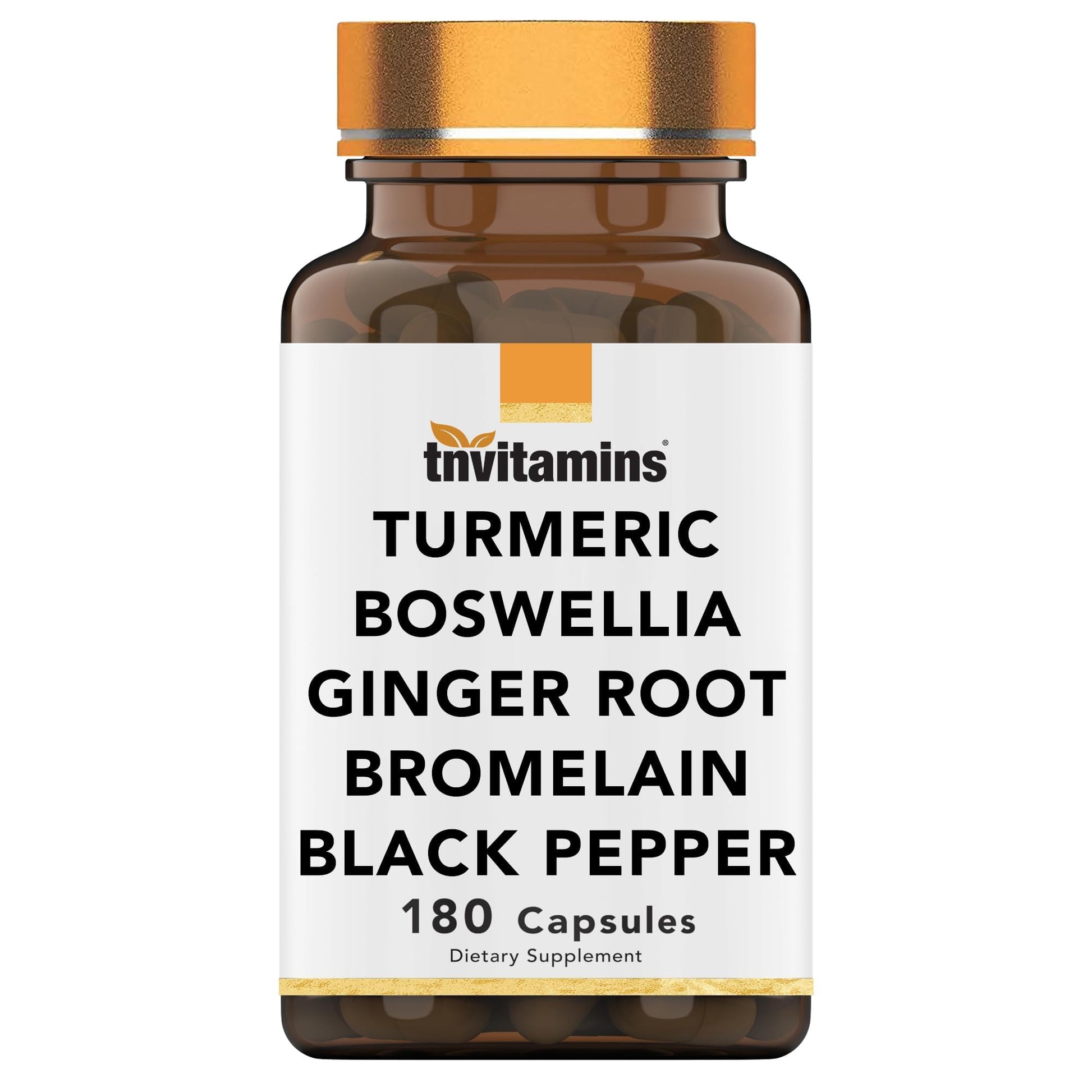 tnvitamins Turmeric & Boswellia Complex 180 Capsules