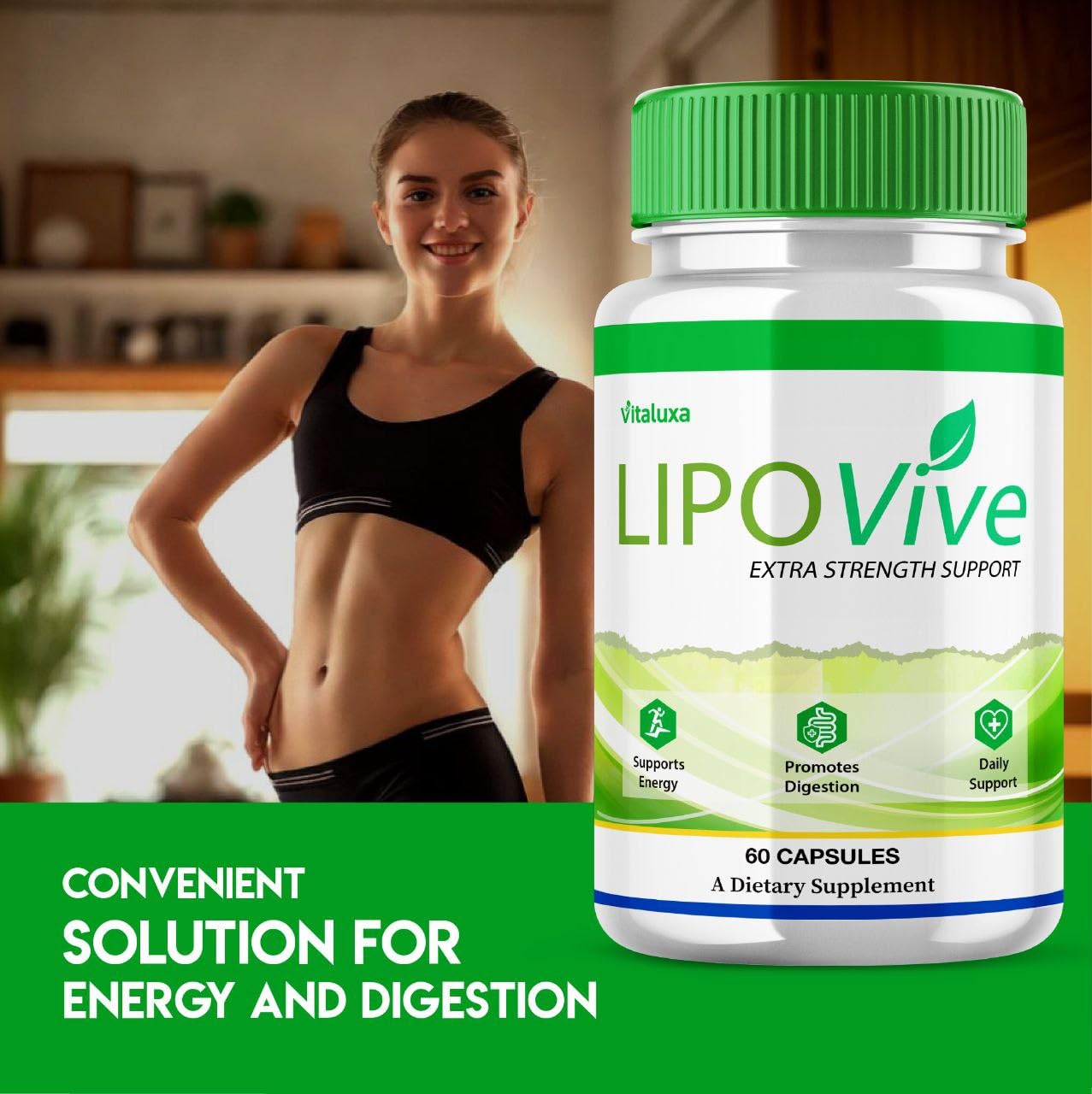 Vitaluxa Lipovive Capsules 120 Count