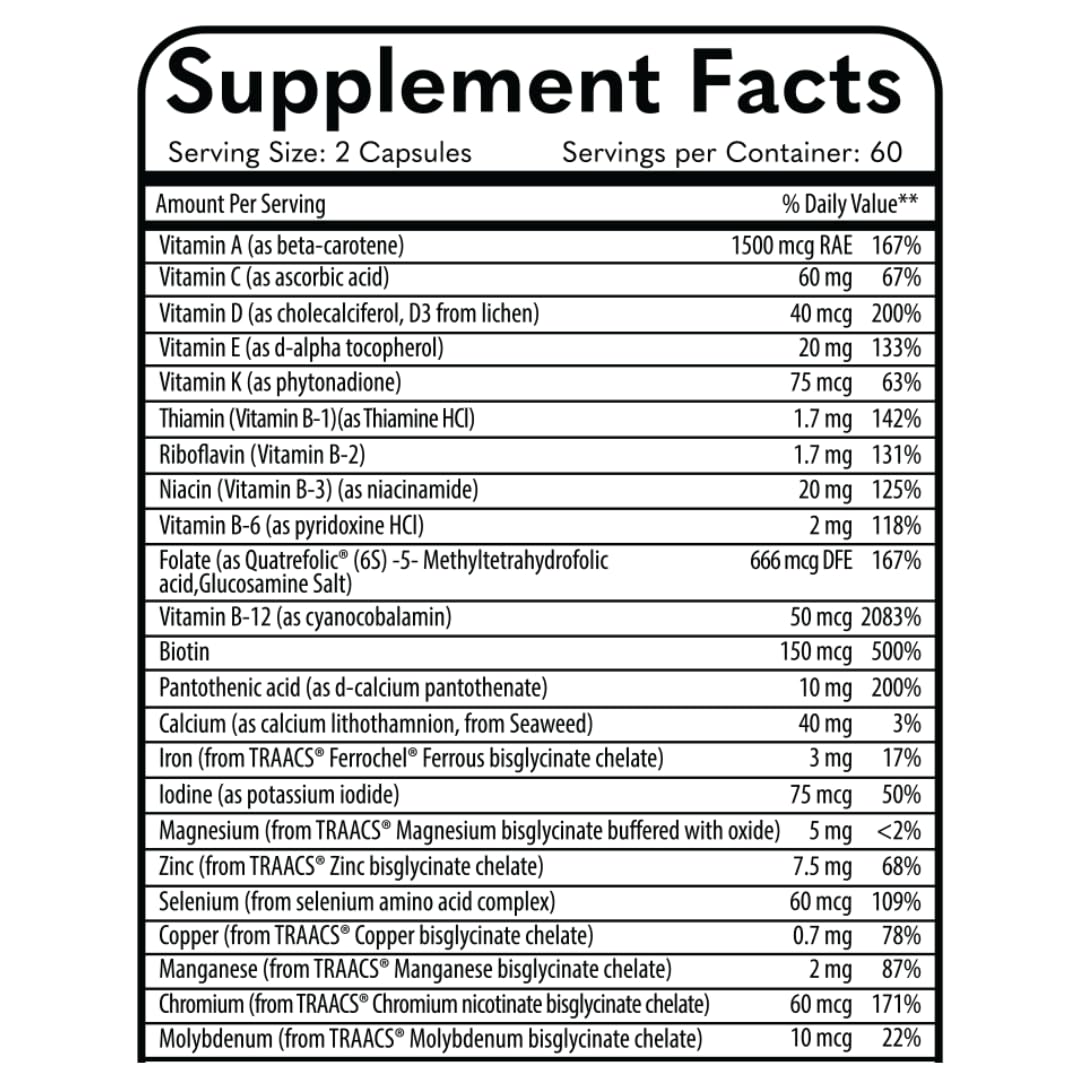 MD Logic Health Women's Multi Plus Capsules 120 Count
