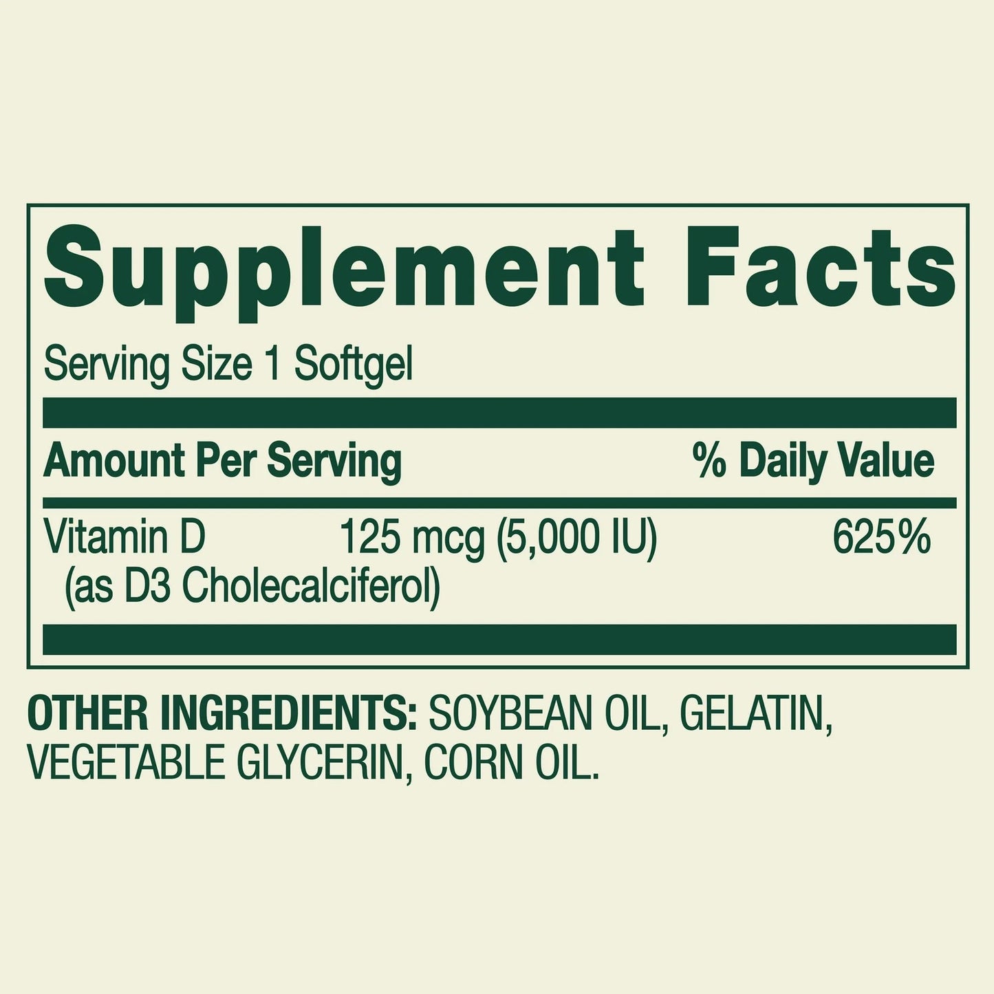 Generic Vitamin D3 Gummy 120 Count