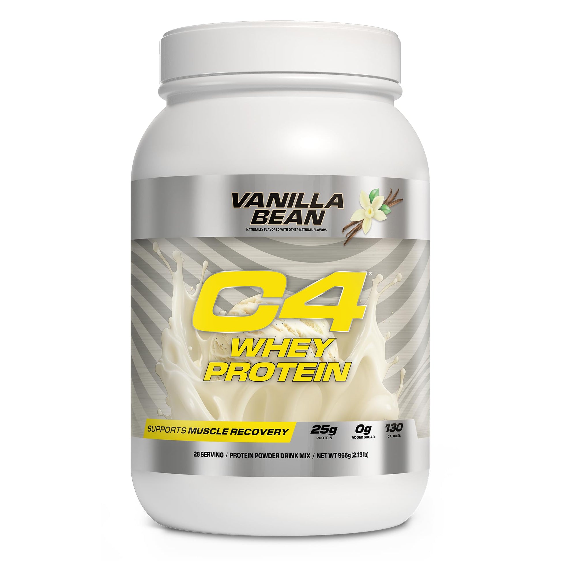 C4 Whey Protein Powder Vanilla Bean, 28 Servings
