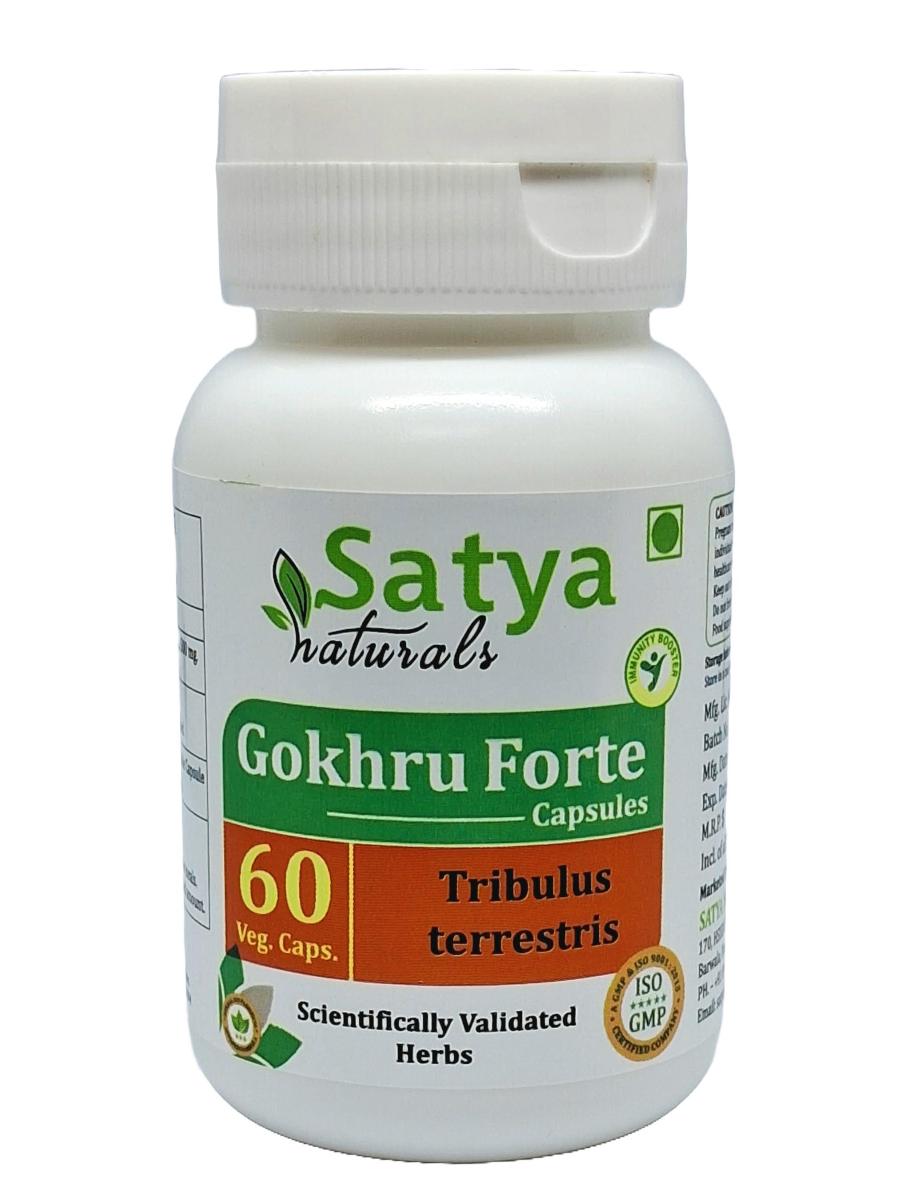 Generic Gokhru Tribulus Terrestris Extract Capsule 60 Count