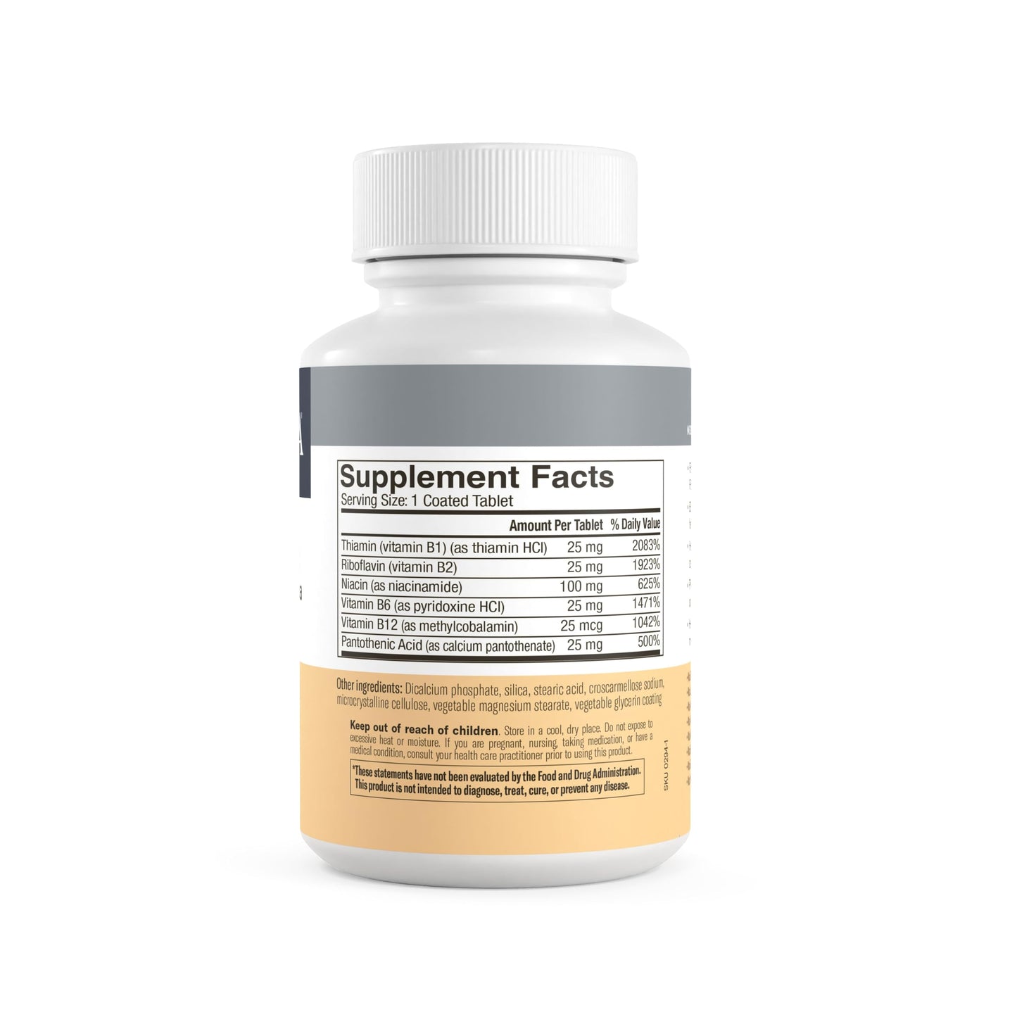 FREEDA Super B-Complex Vitamin Supplement, 250 Tablets