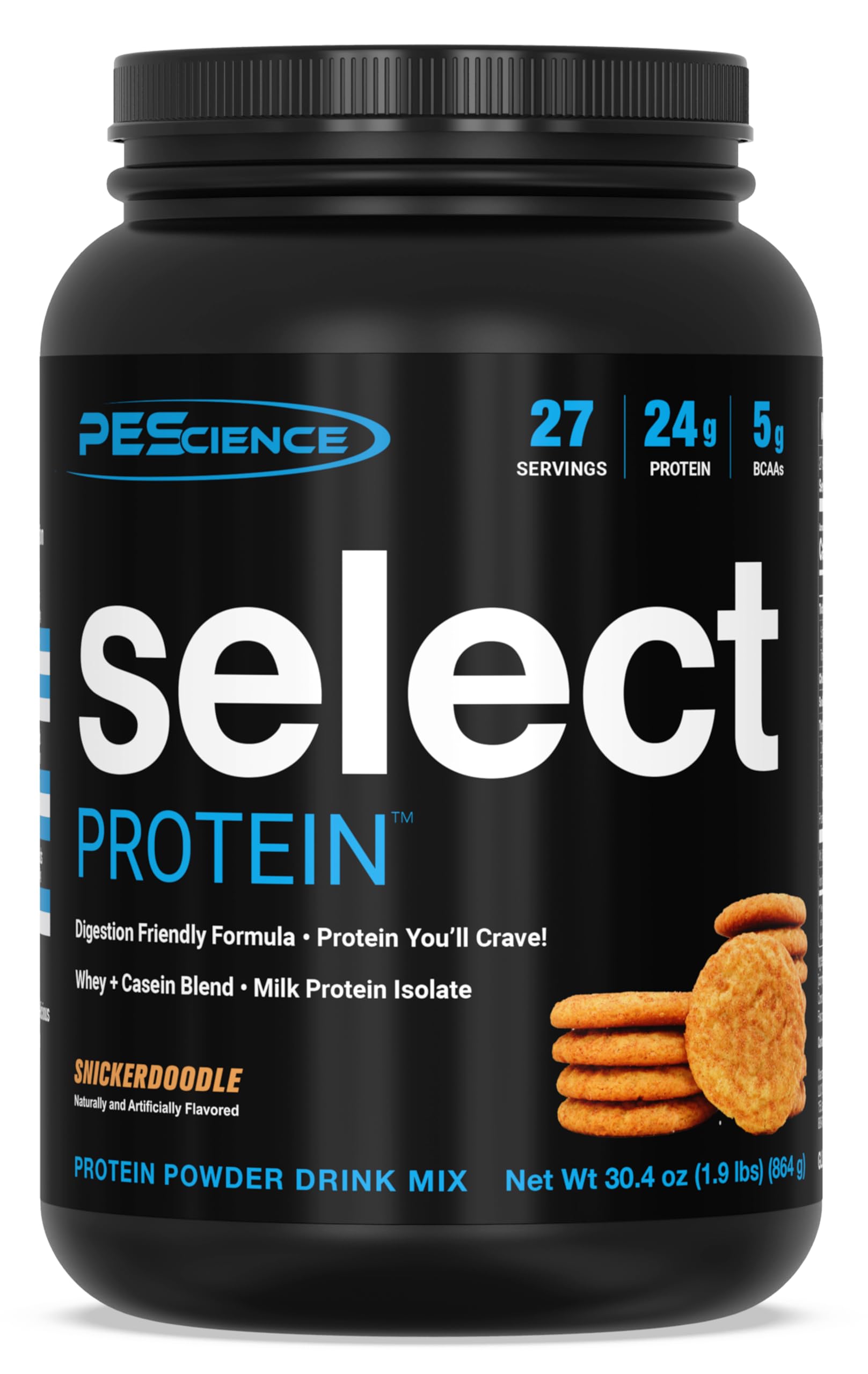 PEScience Select Protein Powder - Whey and Casein Blend, Powder, 27 Servings