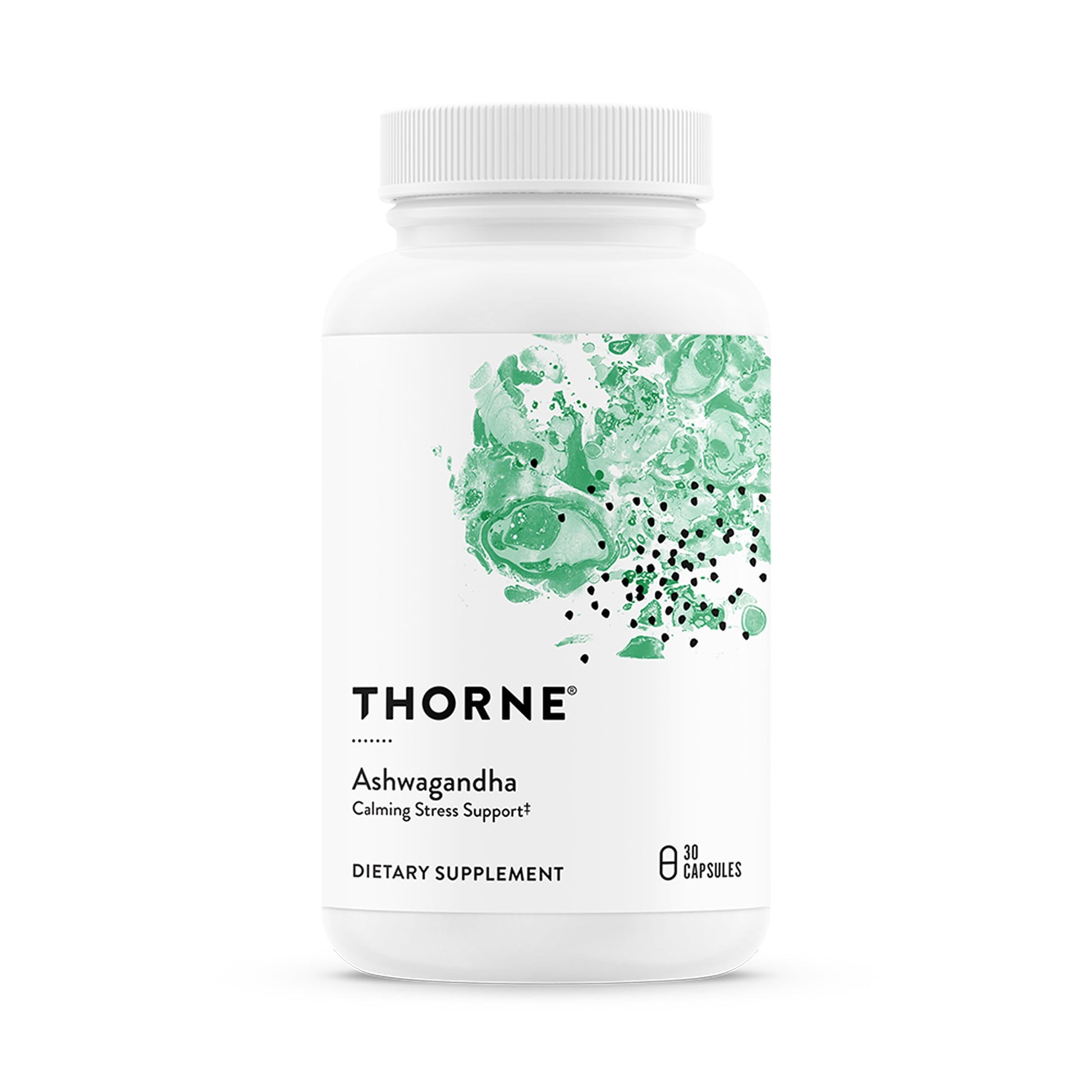 THORNE Ashwagandha, Highly Concentrated Shoden Extract, 30 Capsules