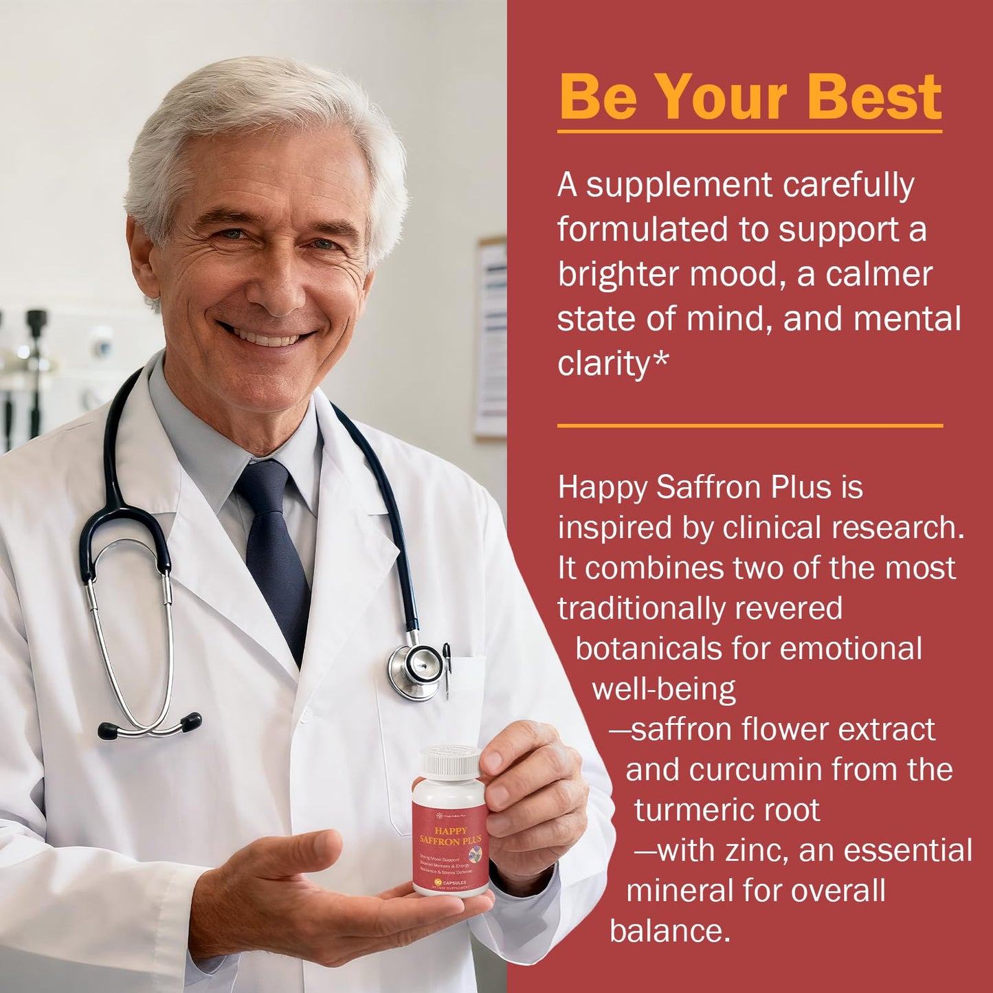 Happy Saffron Plus Capsule, 1 Count
